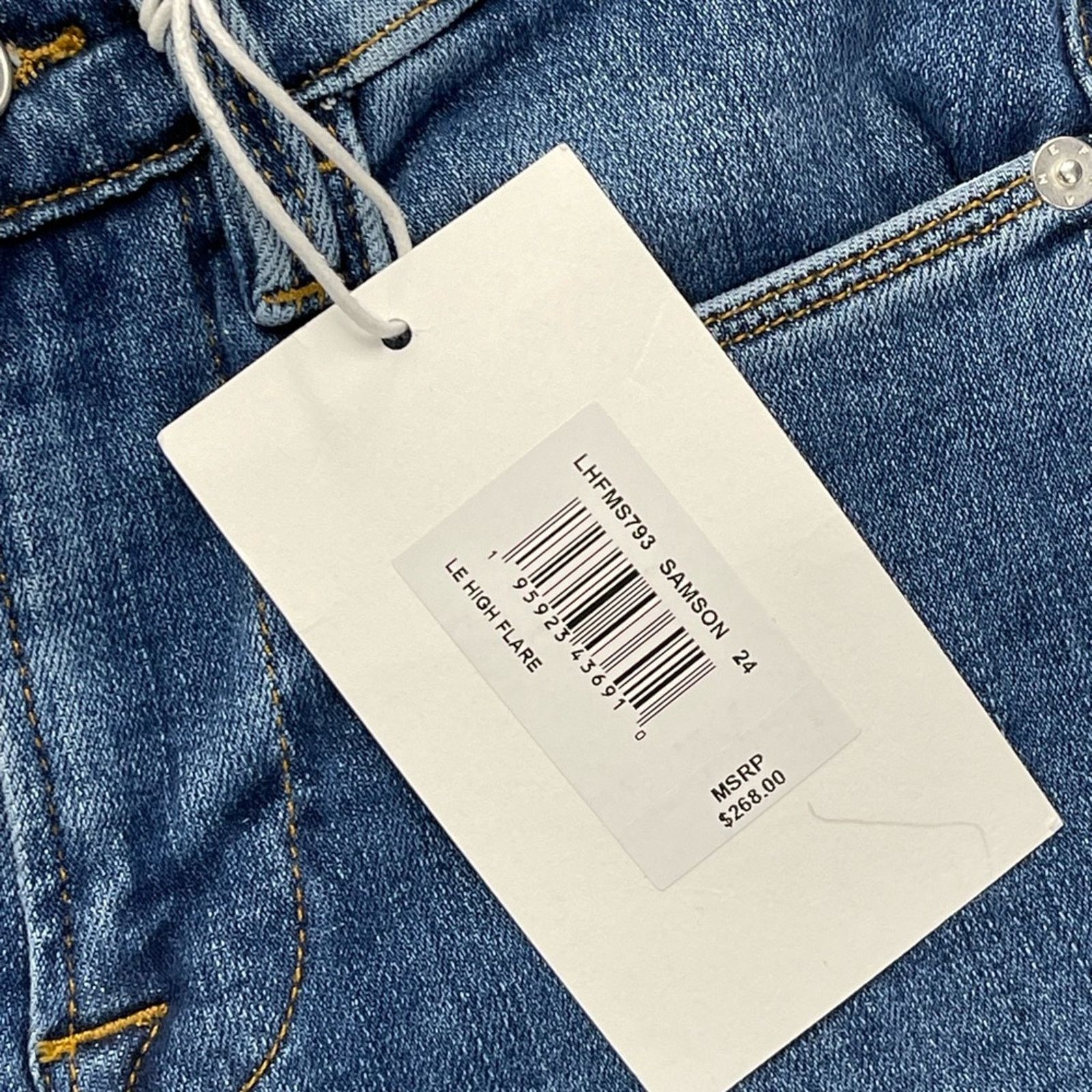 Frame *BNWT* Women’s Frame Le High Flare Denim Jeans Size 24" / US 00 / IT 34 - 3 Thumbnail
