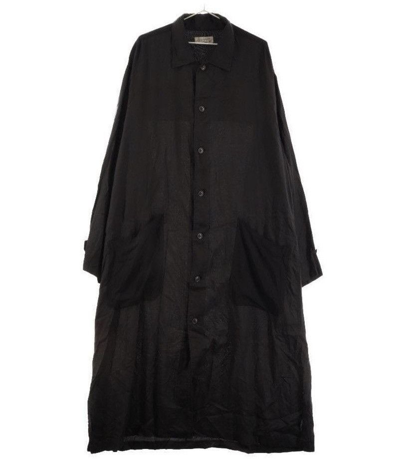 Yohji Yamamoto Pour Homme 21AW Long Blouse Shirt Size US L / EU 52-54 / 3 - 1 Thumbnail