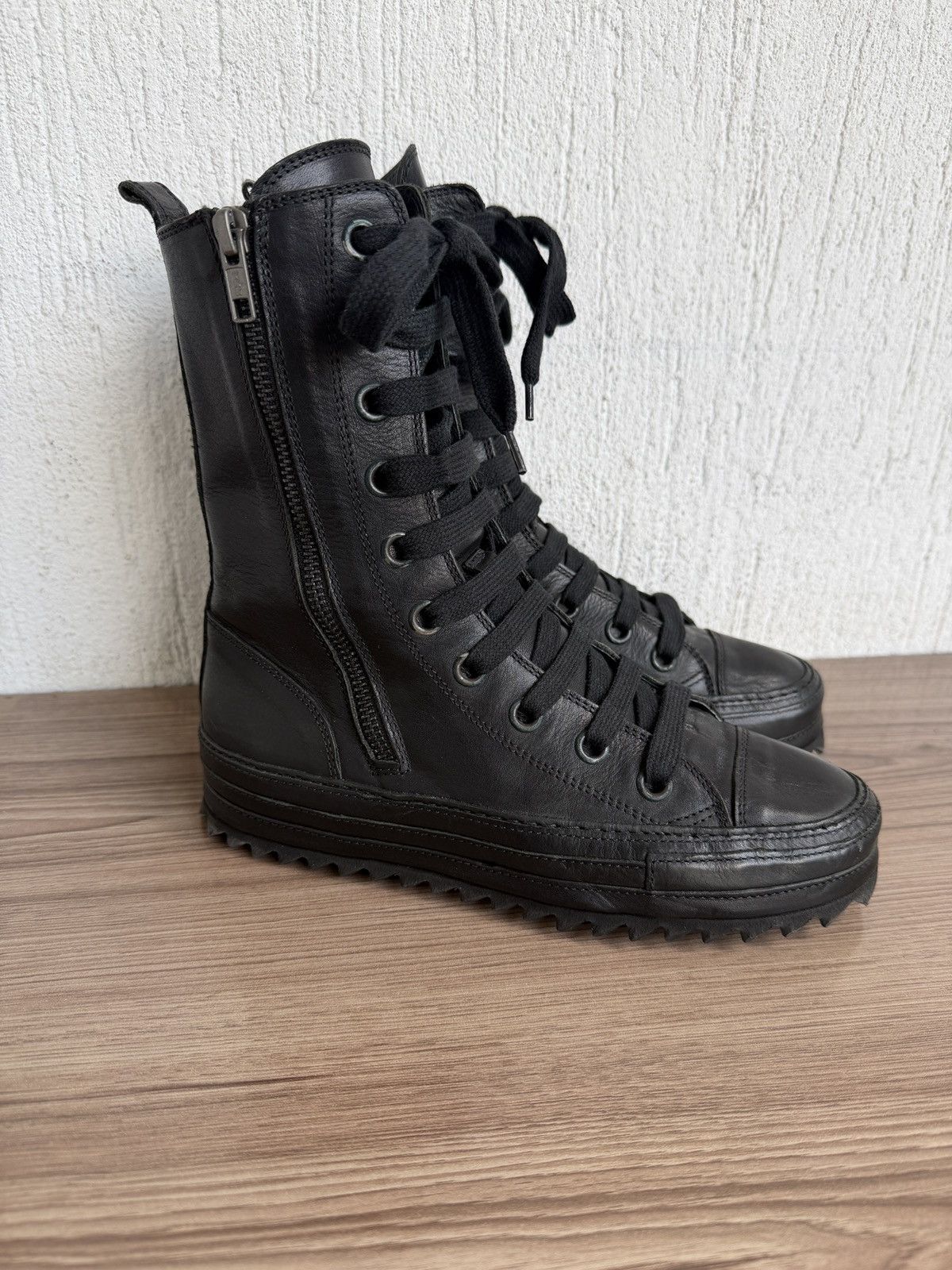 Ann Demeulemeester serrated sole boots Size US 5.5 / IT 35.5 - 1 Thumbnail