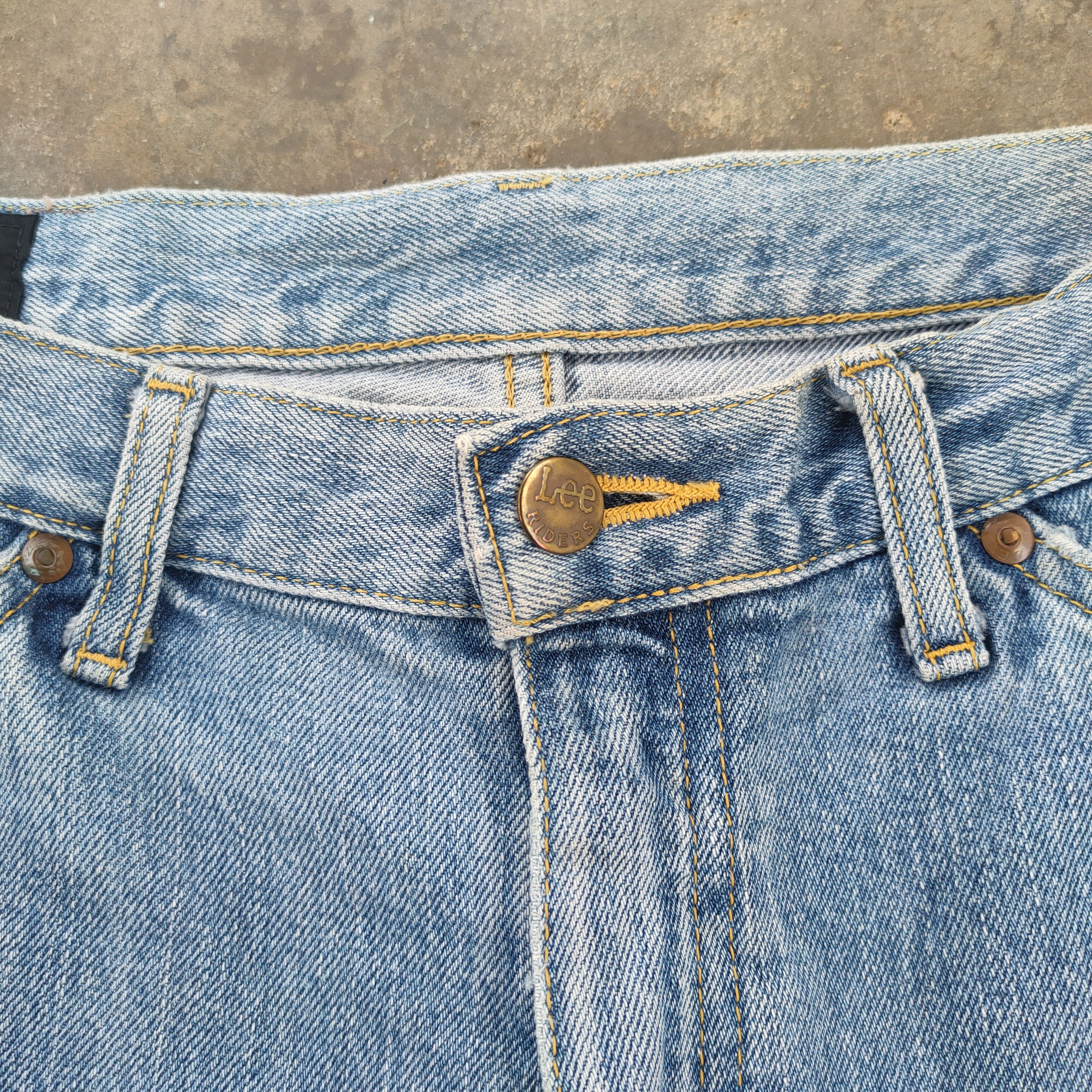 Lee W34 VINTAGE LEE RIDERS FADED RIPPED JEANS DENIM PANTS Size US 34 / EU 50 - 6 Thumbnail