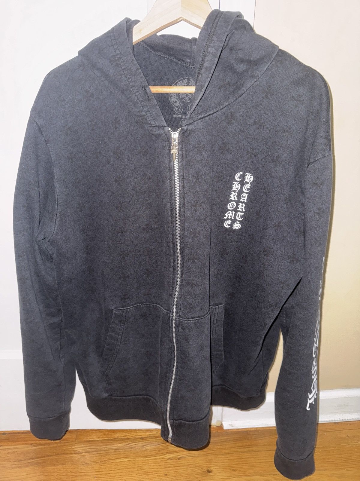 Chrome Hearts Chrome Hearts Monogram Zip Hoodie Size S | Grailed