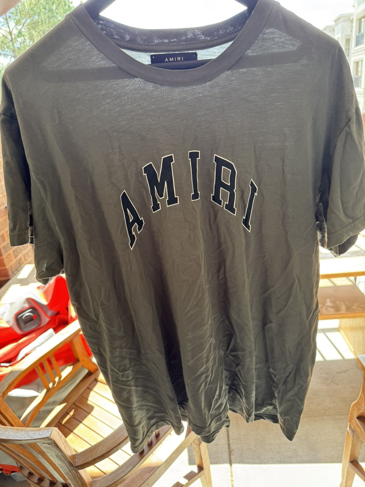 Amiri Amiri College Spell-Out Tee Size US M / EU 48-50 / 2 - 4 Thumbnail