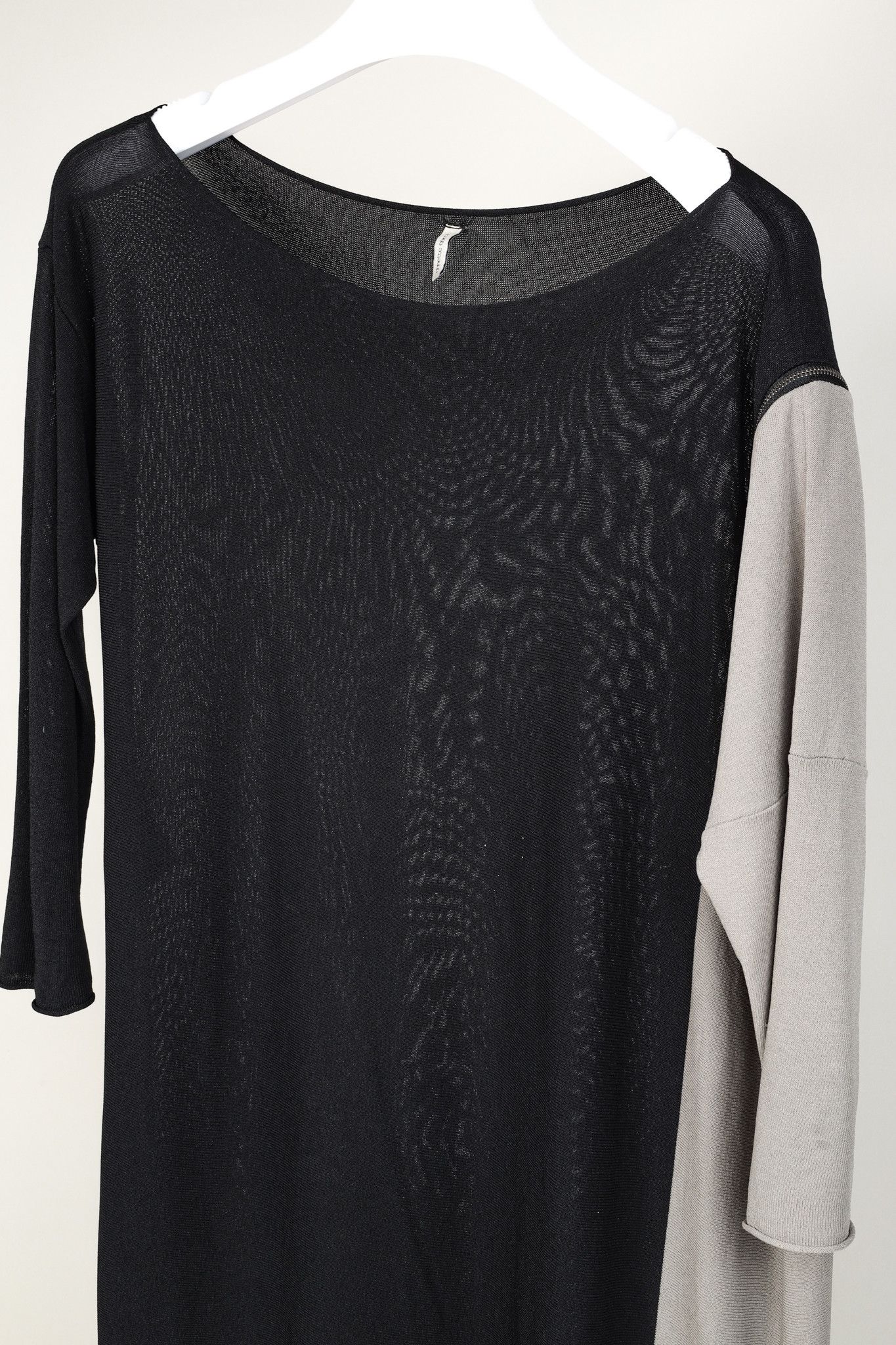 Annette Gortz Annette Gortz SS/14 Bar Black Grey Block Knit Pullover Size S / US 4 / IT 40 - 3 Thumbnail