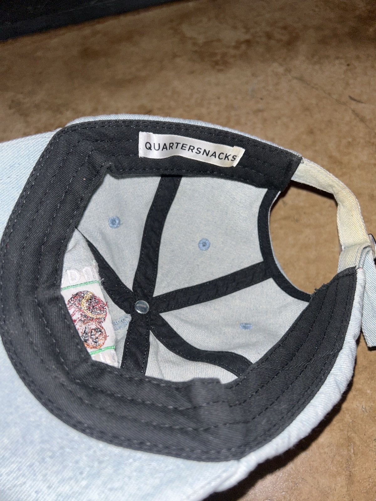 Quartersnacks Quartersnacks “Party Cap” - Light Denim Size ONE SIZE - 5 Thumbnail