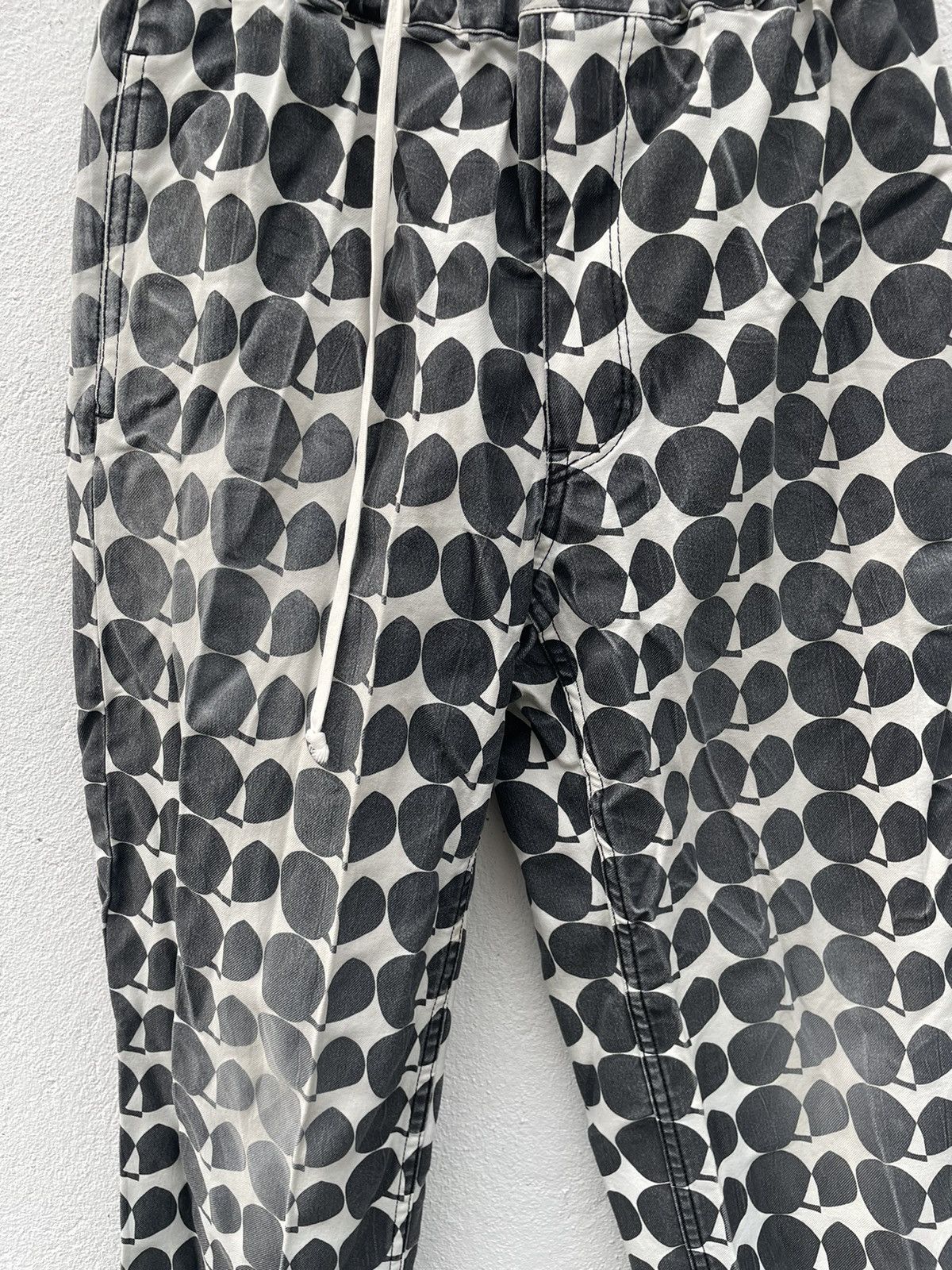 Comme des Garcons Black Comme Des Garcons CDG Black Dot Polyester Faded Pants Size US 31 - 3 Thumbnail