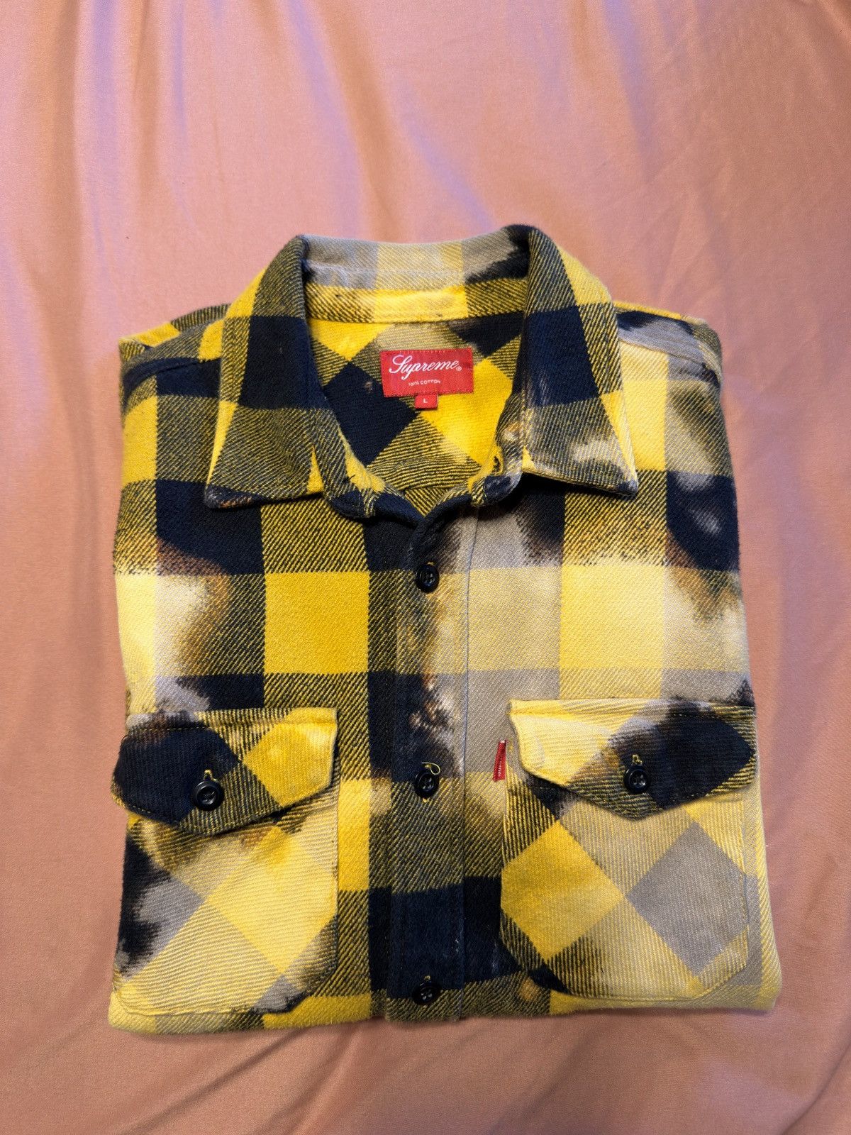 Supreme SUPREME BLEACHED BUFFALO HEAVYWEIGHT FLANNEL Size US L / EU 52-54 / 3 - 1 Thumbnail