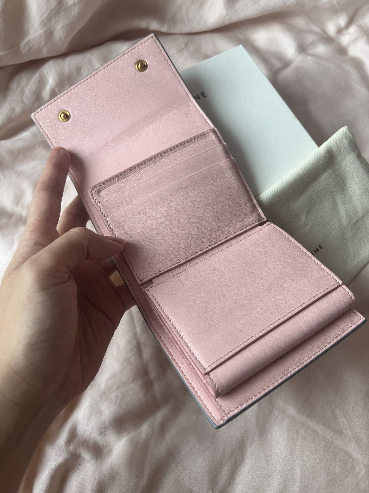 Celine Old Celine by Phoebe Philo bicolor bifold wallet Size ONE SIZE - 7 Thumbnail