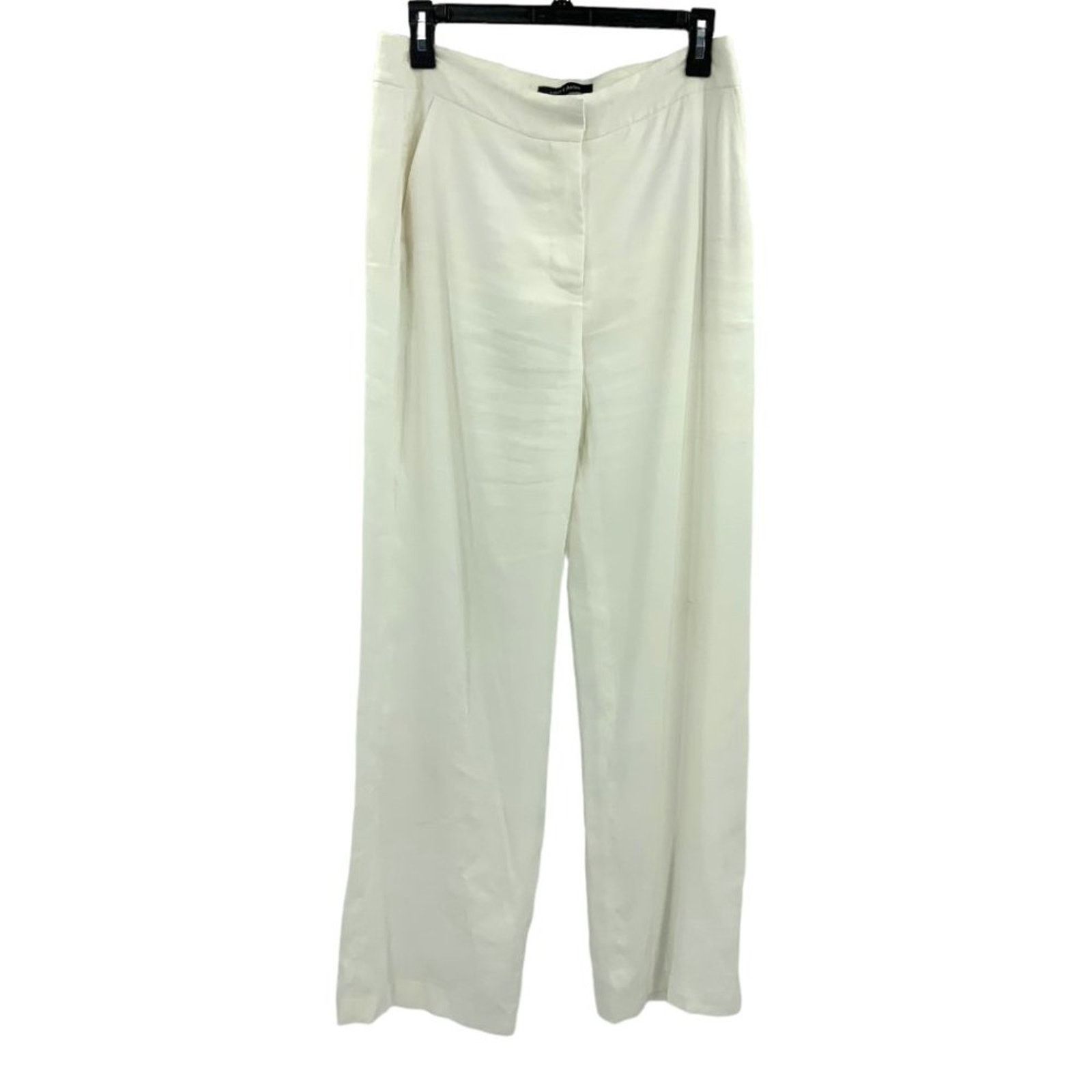Other Judith & Charles White Quinn Linen Blend Pant 4 NWOT $450 Size 27" / US 4 / IT 40 - 3 Thumbnail