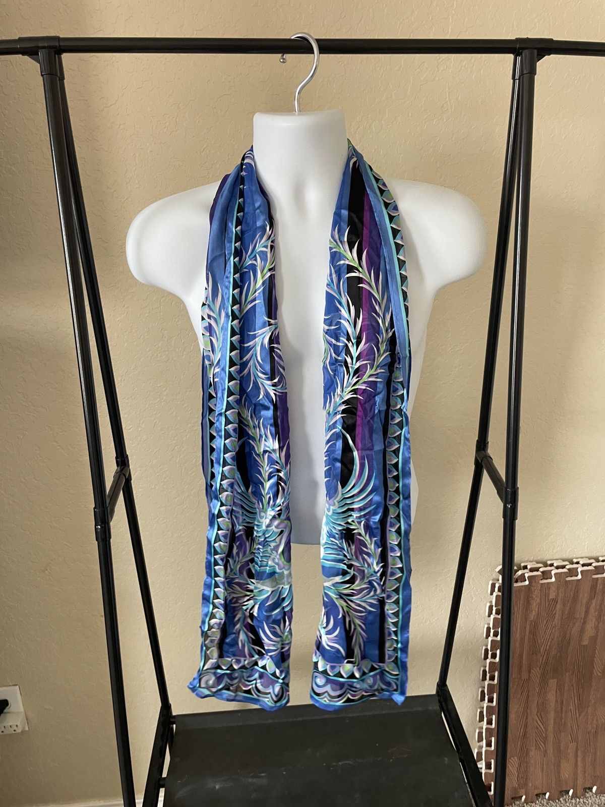 Vintage Bob Mackie Silk Scarf Ascot Size ONE SIZE - 1 Thumbnail