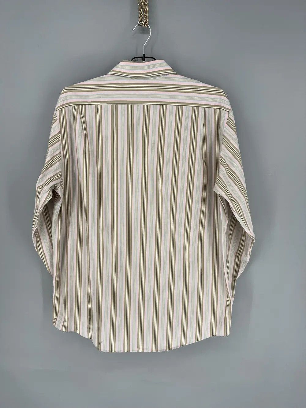 Lacoste Lacoste Long Sleeve Button Down Shirt Blue Stiped Collared Size US XL / EU 56 / 4 - 9 Thumbnail