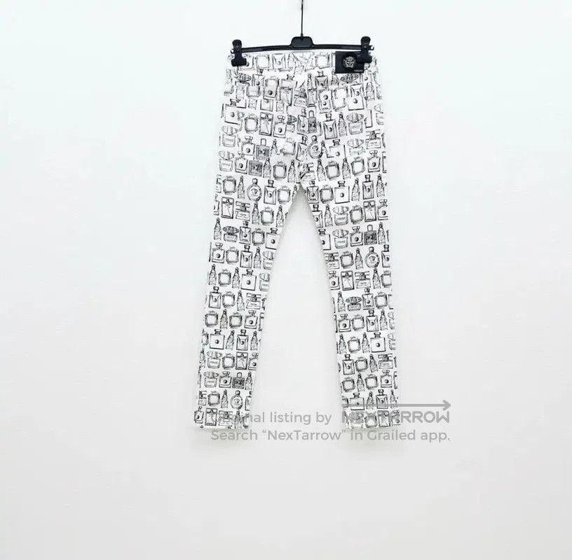 Versace Versace Men's Casual White Denim Pants . Size US 26 / EU 42 - 2 Thumbnail