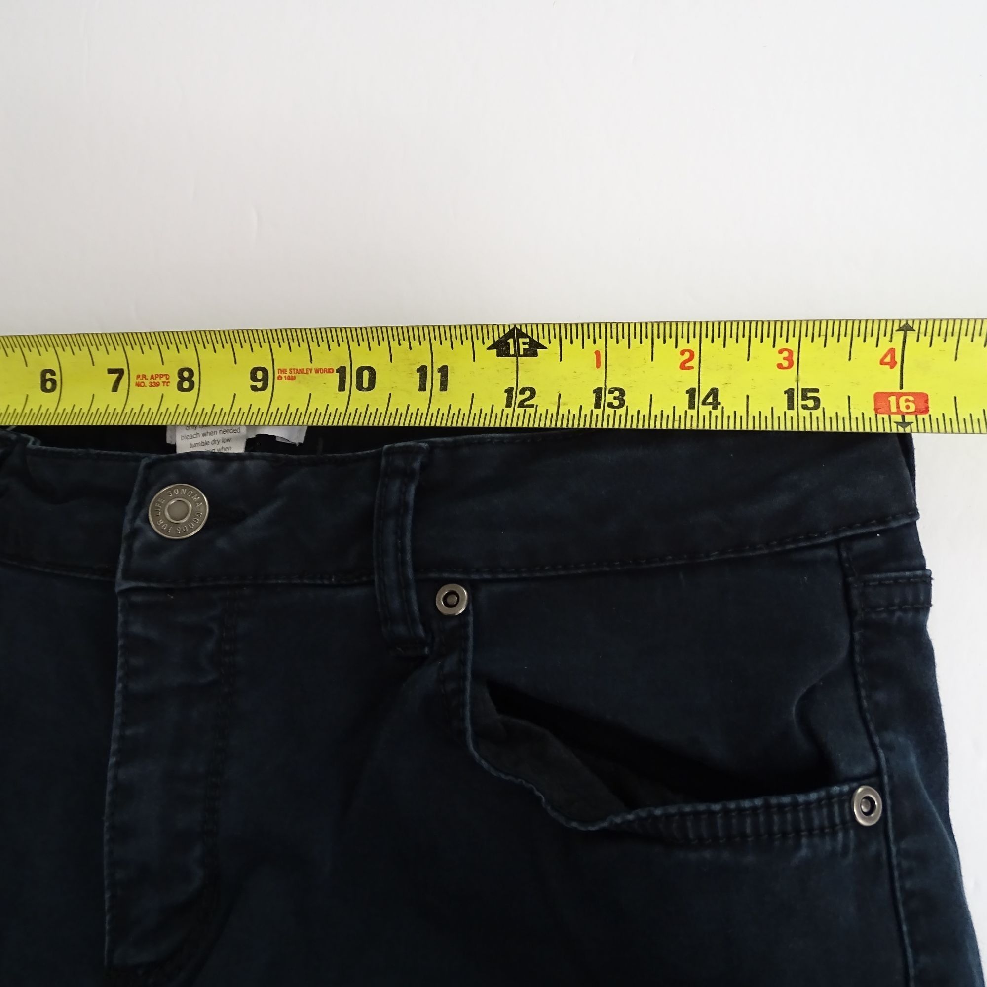 Sonoma Sonoma Skinny Jeans Women Size 12 Black Comfortable Stretch Size 34" / US 12 / IT 48 - 8 Thumbnail