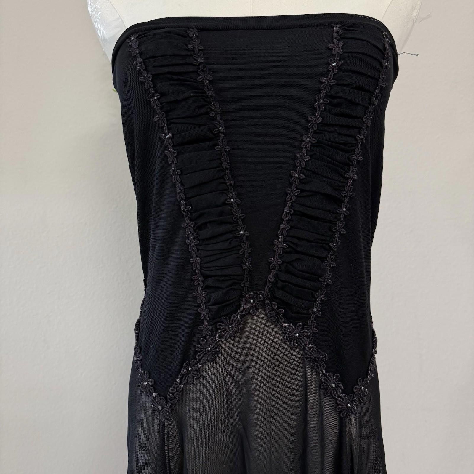 Bacco Bucci Baccio Italy y2k Whimsy Goth Fairy tube top/skirt small Size S / US 4 / IT 40 - 1 Thumbnail