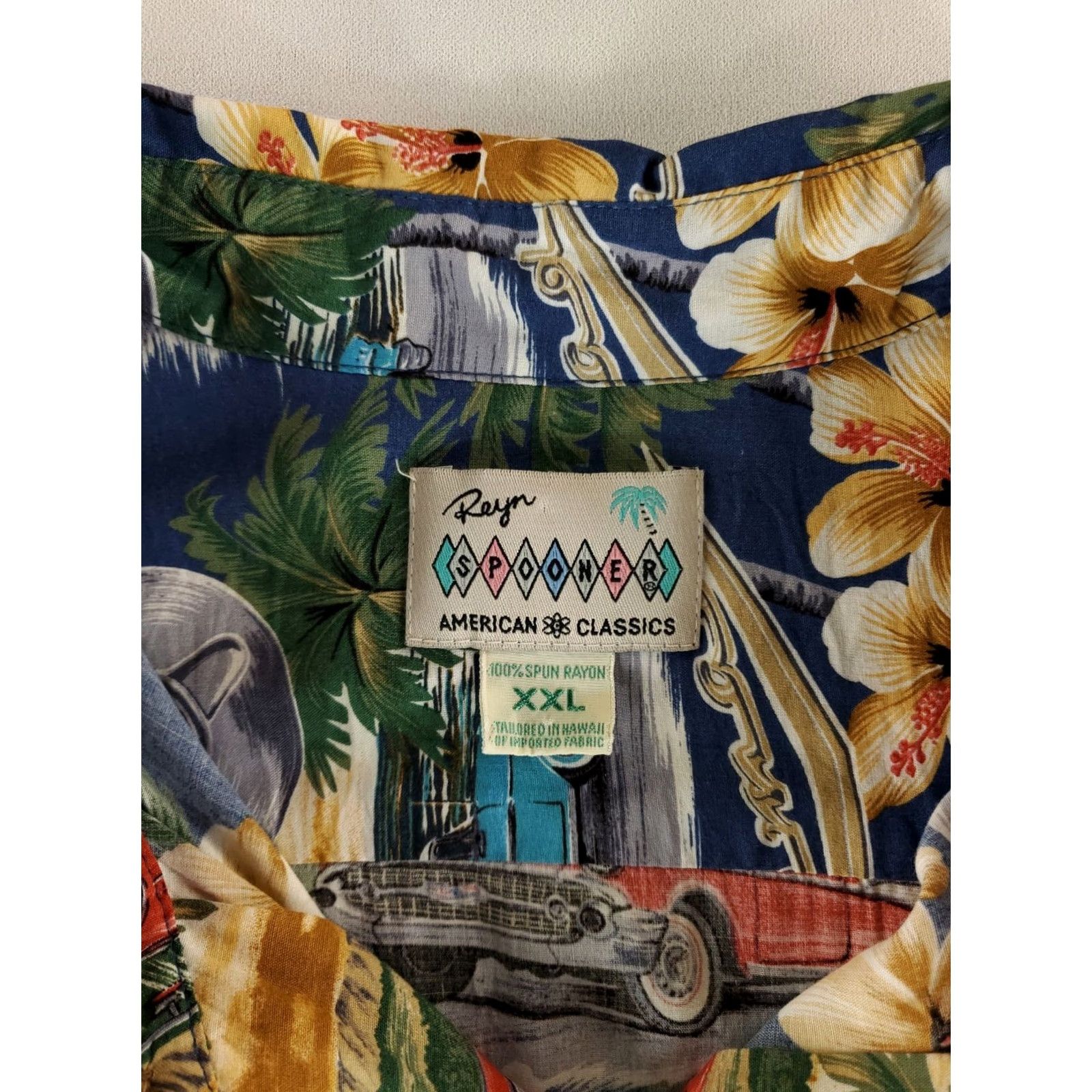 Reyn Spooner Reyn Spooner American Classics Chevrolet Hawaiian Shirt Mens XXL Multicolor Short Sleeve Men 2XL Size US XXL / EU 58 / 5 - 2 Thumbnail