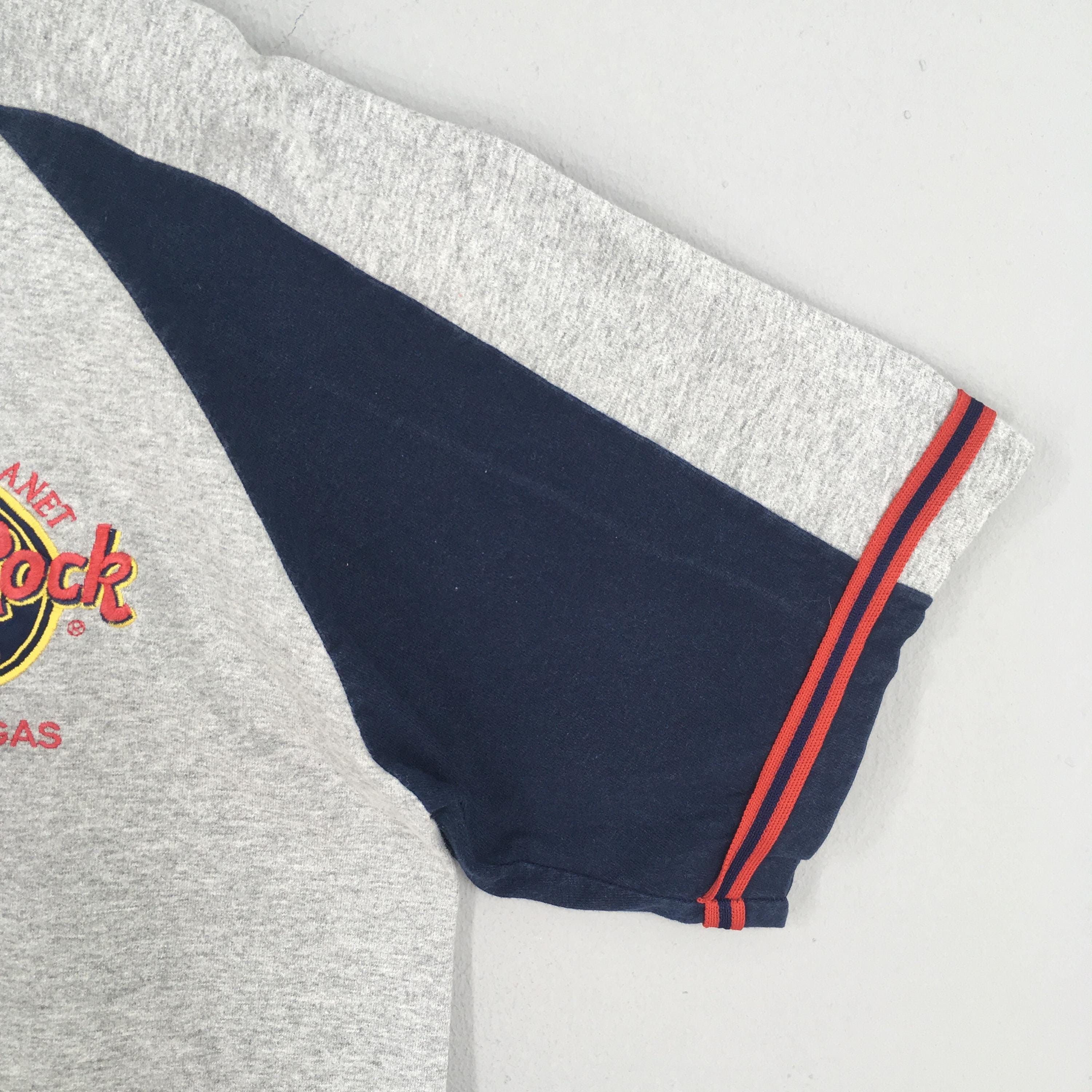 American Apparel × Hard Rock Cafe × Vintage Vintage 90s Hard Rock Hotel Las Vegas Baseball Shirt XLarge Size US XL / EU 56 / 4 - 4 Thumbnail