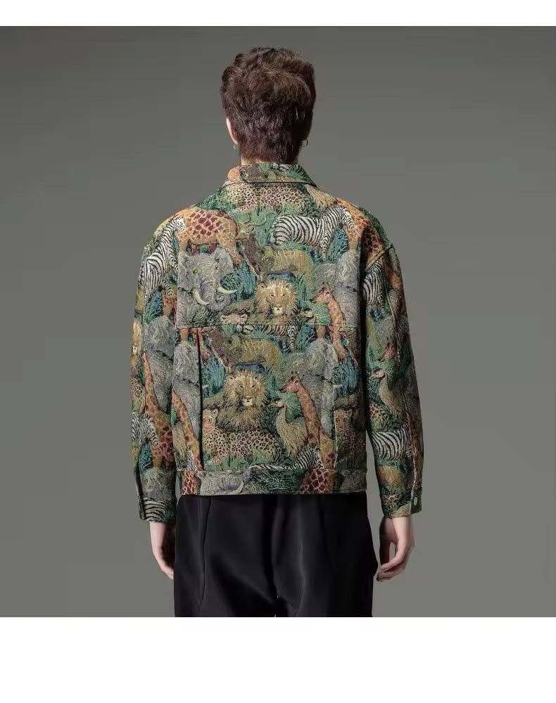 Japanese Brand × Vintage print jacket Size US L / EU 52-54 / 3 - 5 Thumbnail