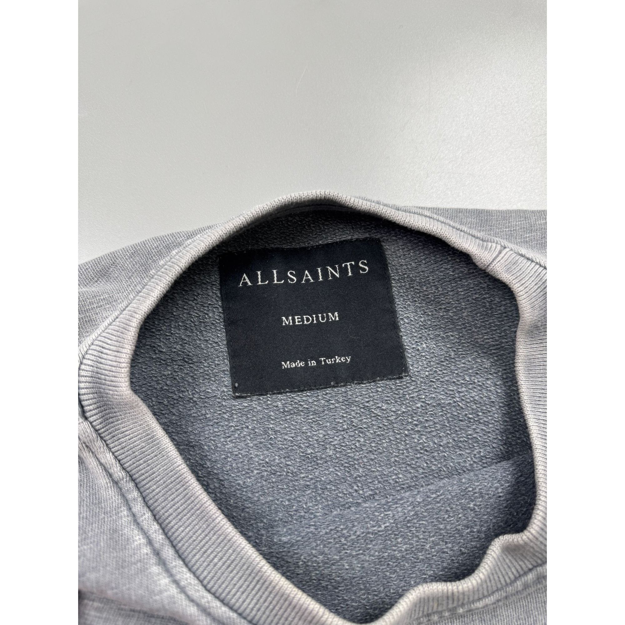 Allsaints All Saints Garment Dyed Short Sleeve Sweatshirt (Y1183) Size US M / EU 48-50 / 2 - 7 Thumbnail