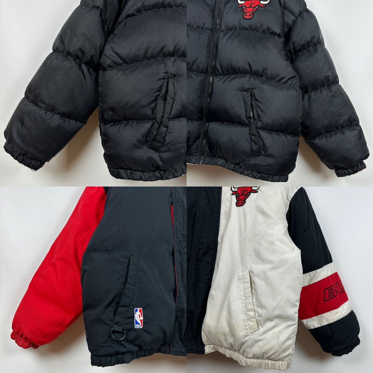 NBA Vintage Chicago Bulls Starter NBA Reversible Puffer Jacket Size US L / EU 52-54 / 3 - 18 Thumbnail