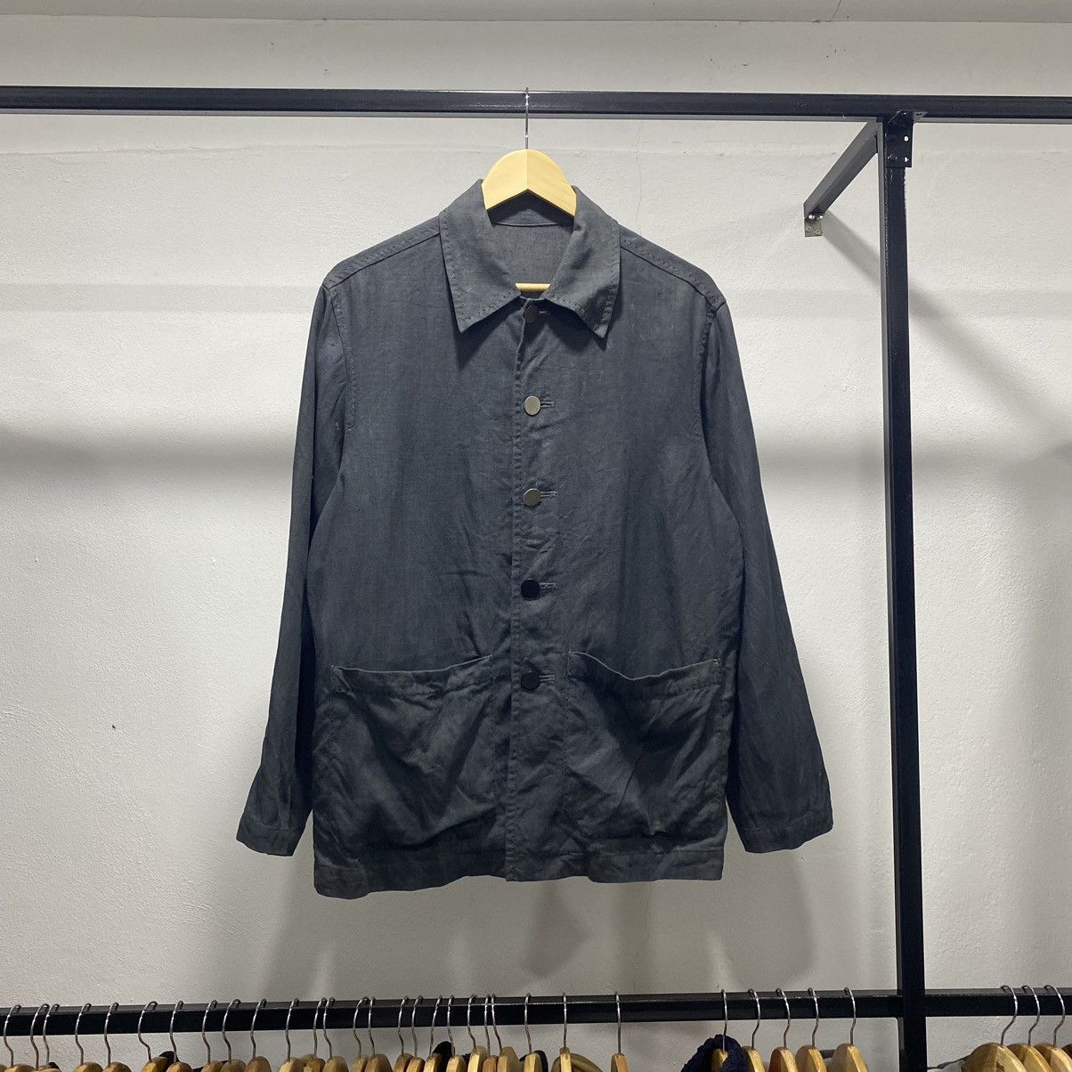 Designer × Japanese Brand 💥Visaruno Linen Chore Jacket Japan Casual LGB Size US M / EU 48-50 / 2 - 1 Thumbnail