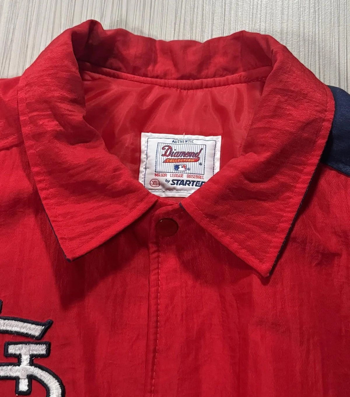 Starter Vintage Starter St Louis Cardinals Two Toned Jacket Size XL Size US XL / EU 56 / 4 - 2 Thumbnail