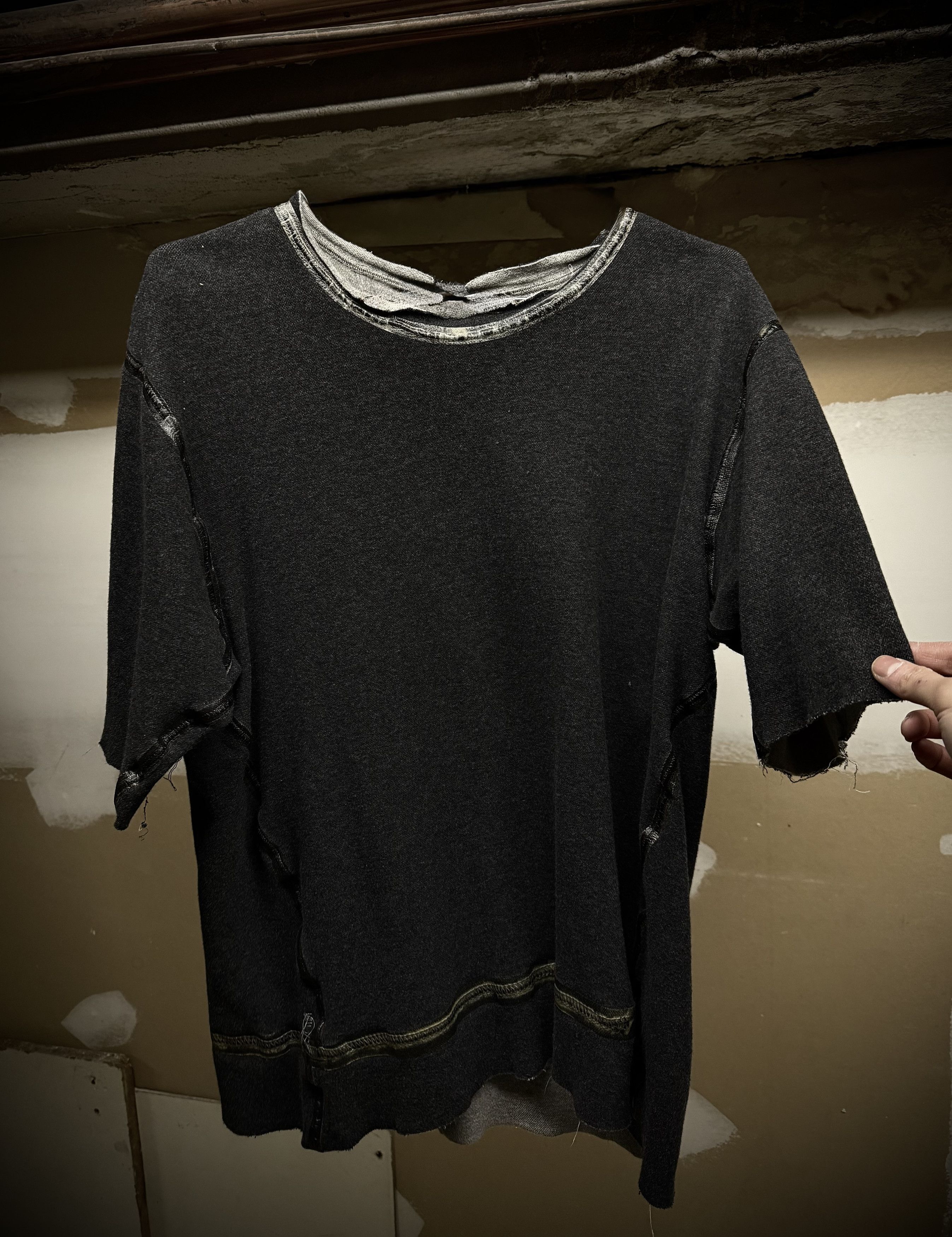 Taichi Murakami Coin Taped Seam Reversible Long-sleeve Shirt