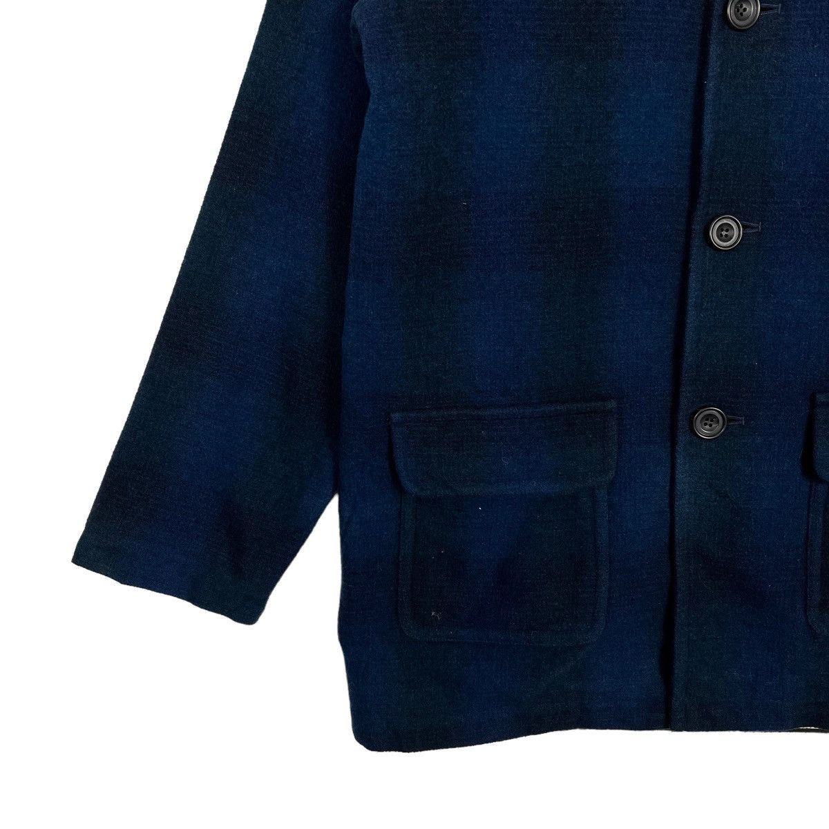 Issey Miyake 🔥 EXOAH SKOLE SHODOW PLAID WOOL JACKET Size US M / EU 48-50 / 2 - 4 Thumbnail