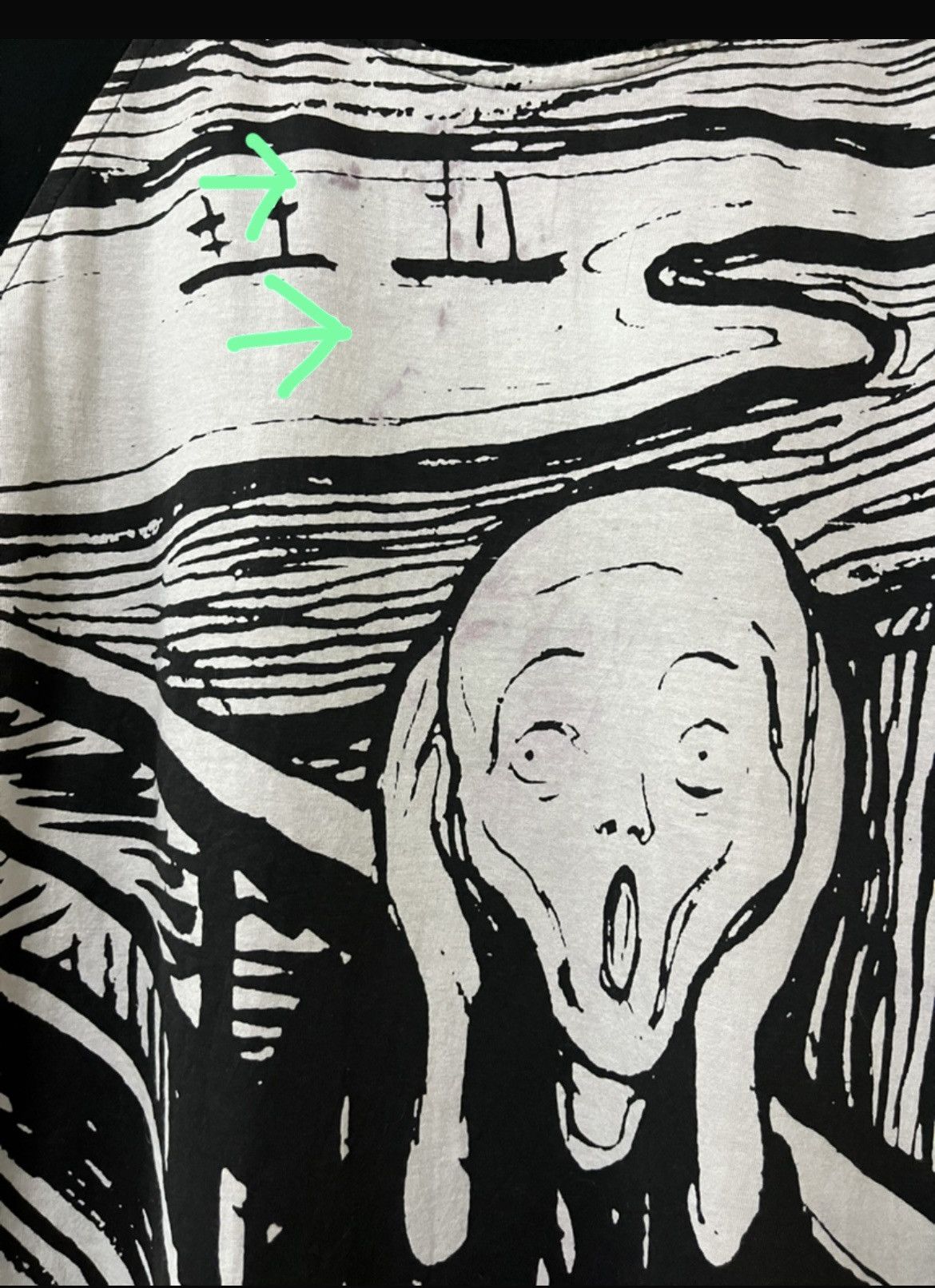 Vintage VINTAGE EDVARD MUNCH THE SCREAM MUSEUM AOP ART TSHIRT Size US XL / EU 56 / 4 - 8 Thumbnail