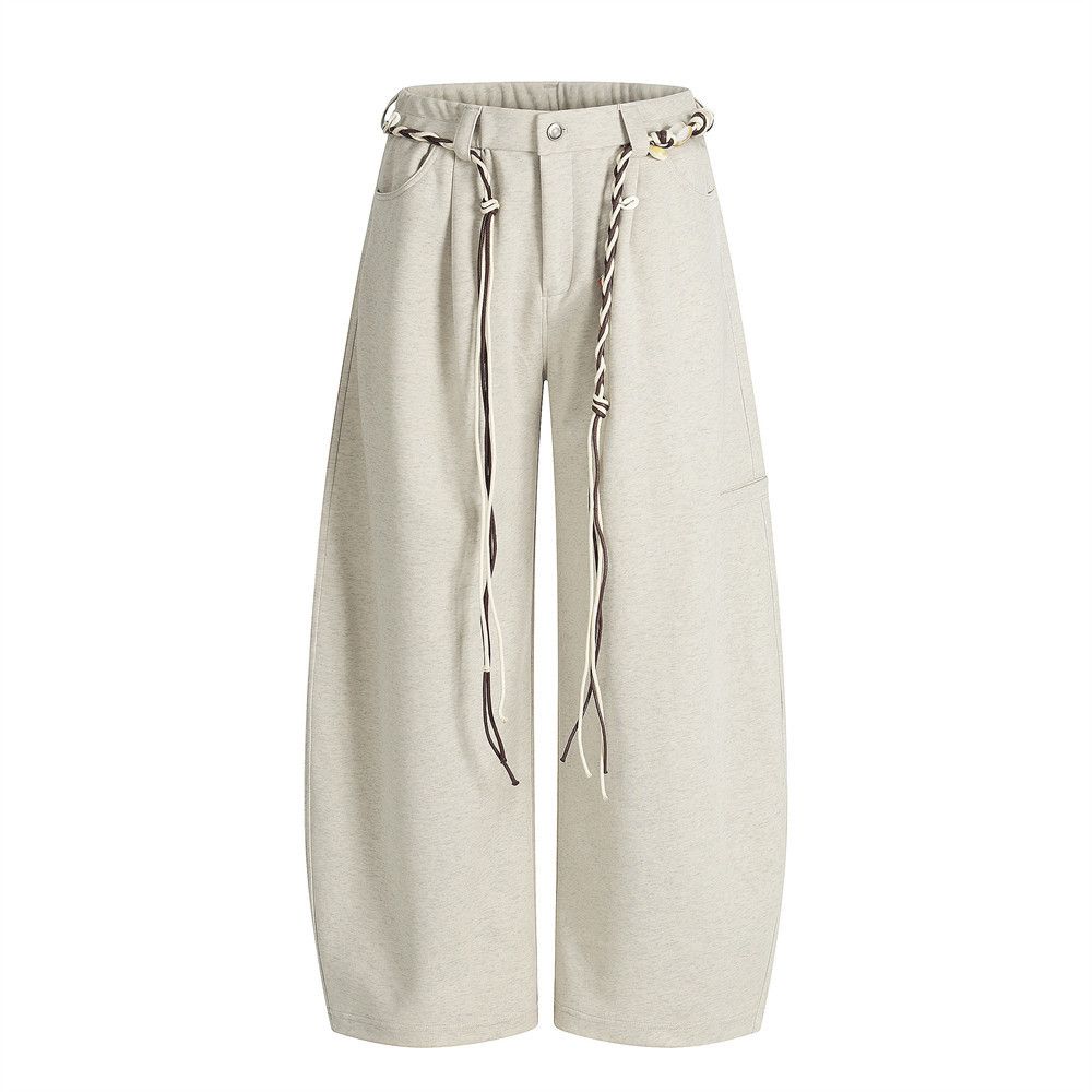 Japanese Brand Men's Versatile Vibe Loose Casual Trousers with Drawstring Size US 32 / EU 48 - 1 Thumbnail