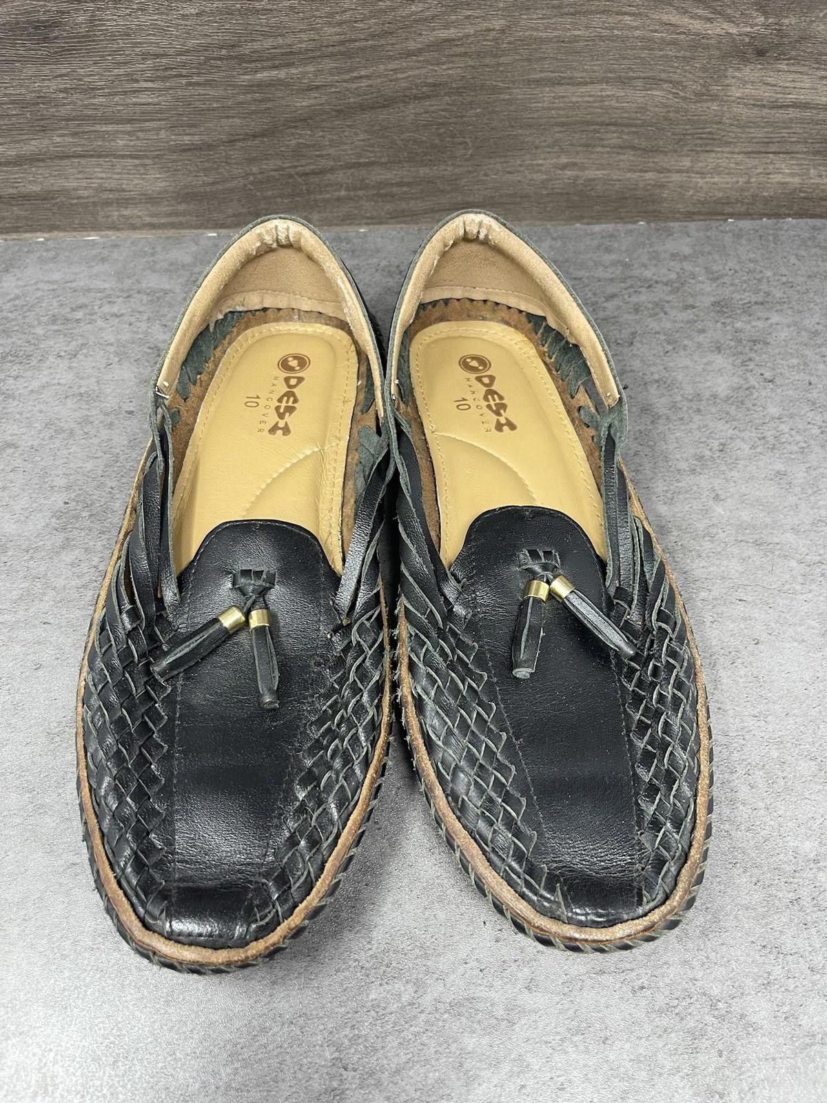 Other Desi Hangover Handmade Leather Slip On Shoes Mens Size 10 Size US 10 / EU 43 - 3 Thumbnail