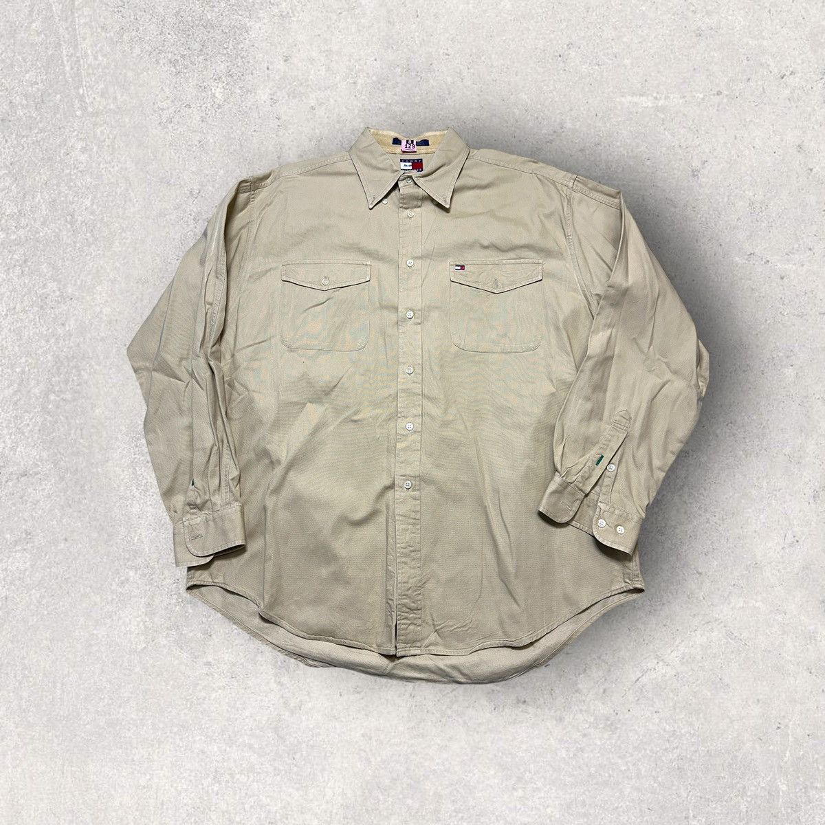 Tommy Hilfiger × Vintage Vintage Tommy Hilfiger shirt Size US XL / EU 56 / 4 - 1 Thumbnail