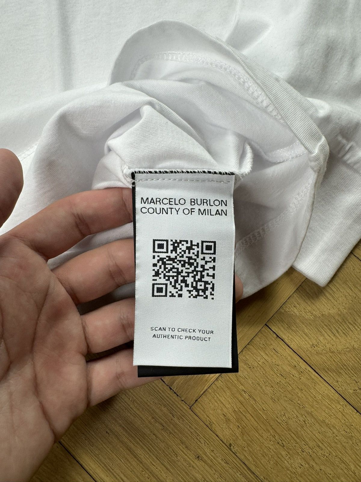 Marcelo Burlon MARCELO BURLON WING LONG-SLEEVE WHITE BLACK Size US XL / EU 56 / 4 - 6 Thumbnail