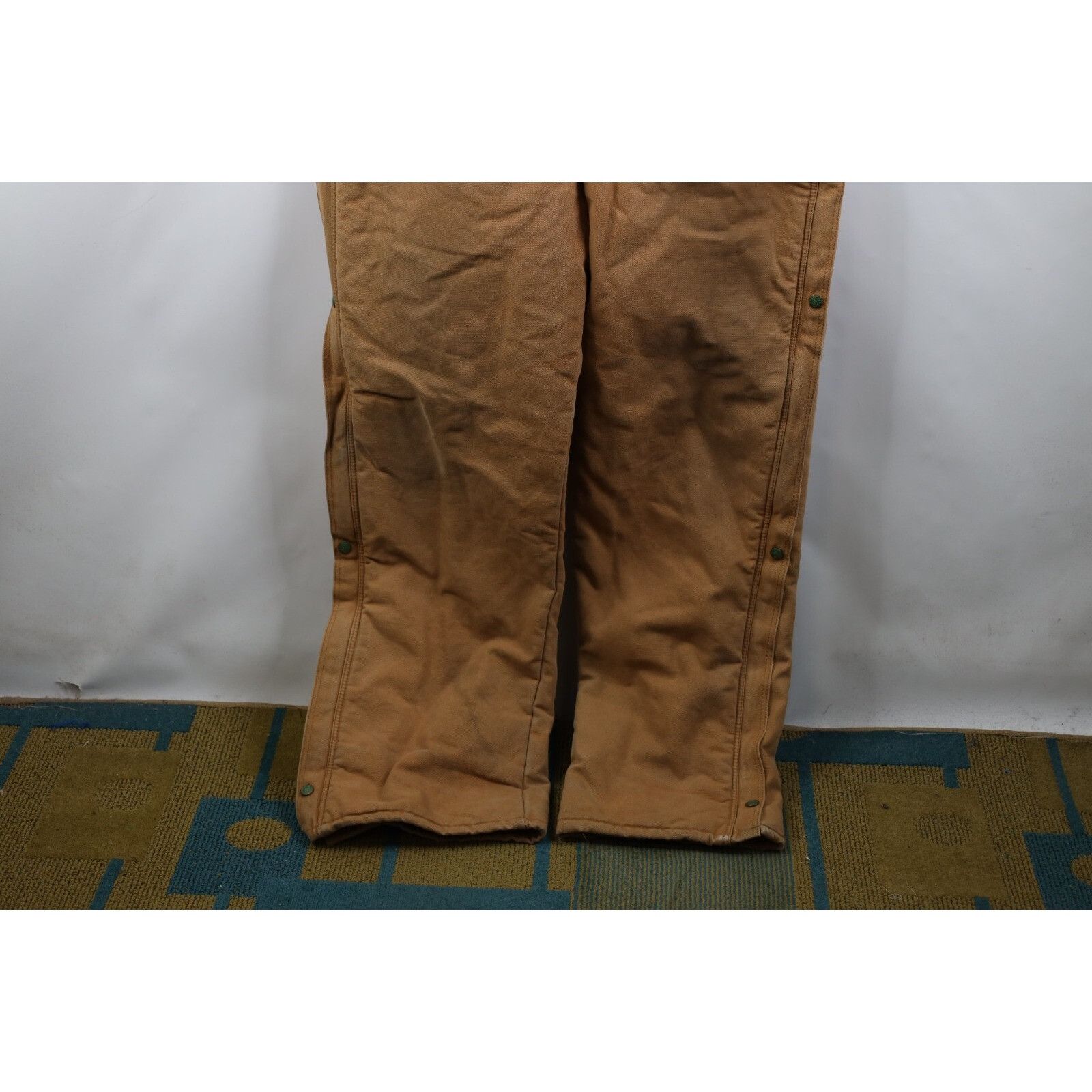 Vintage Vintage 90s Streetwear Quilted Canvas Coveralls Size US 36 / EU 52 - 5 Thumbnail