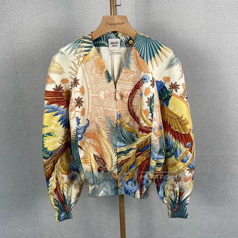 Hermes Hermes Phoenix Myth Silk Jacket Size XS / US 0-2 / IT 36-38 - 1 Thumbnail