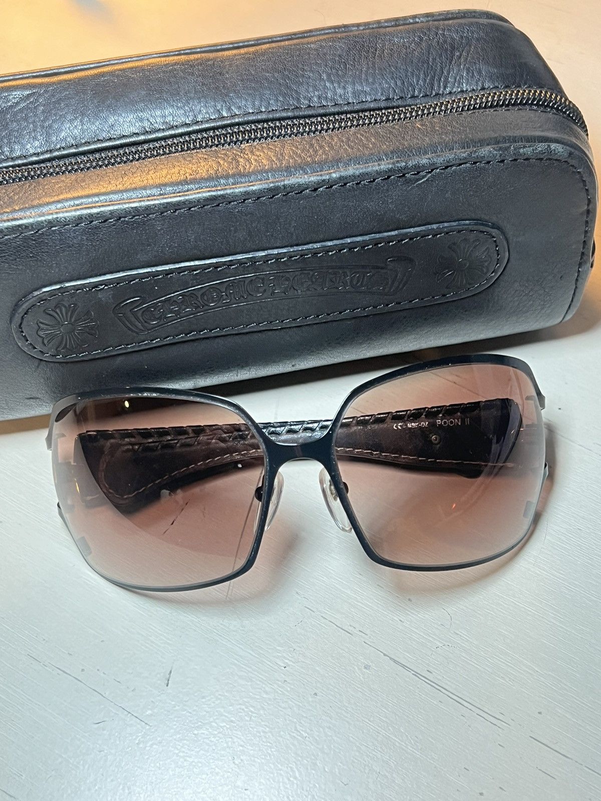 Chrome Hearts Chrome Hearts Sunglasses Poon II Size ONE SIZE - 8 Thumbnail