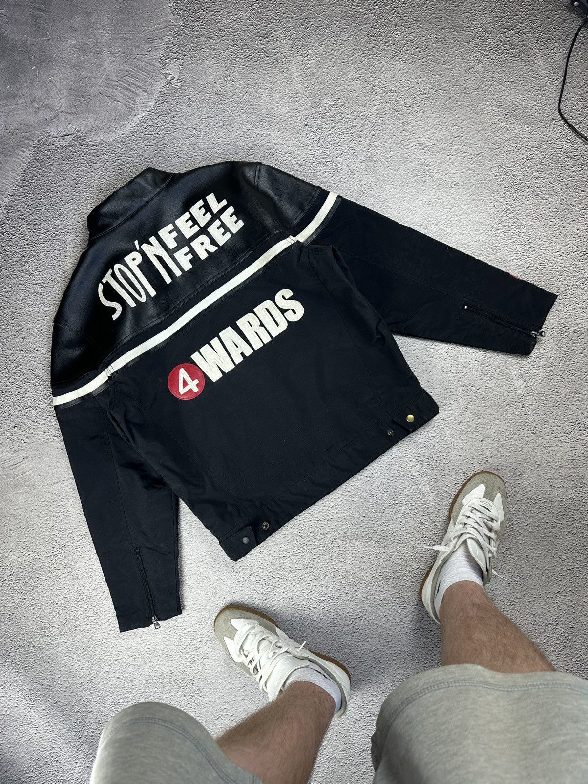 Other Vintage Racing Jacket Wards RingDenim Stop’n Feel Free Motor Size US L / EU 52-54 / 3 - 2 Thumbnail