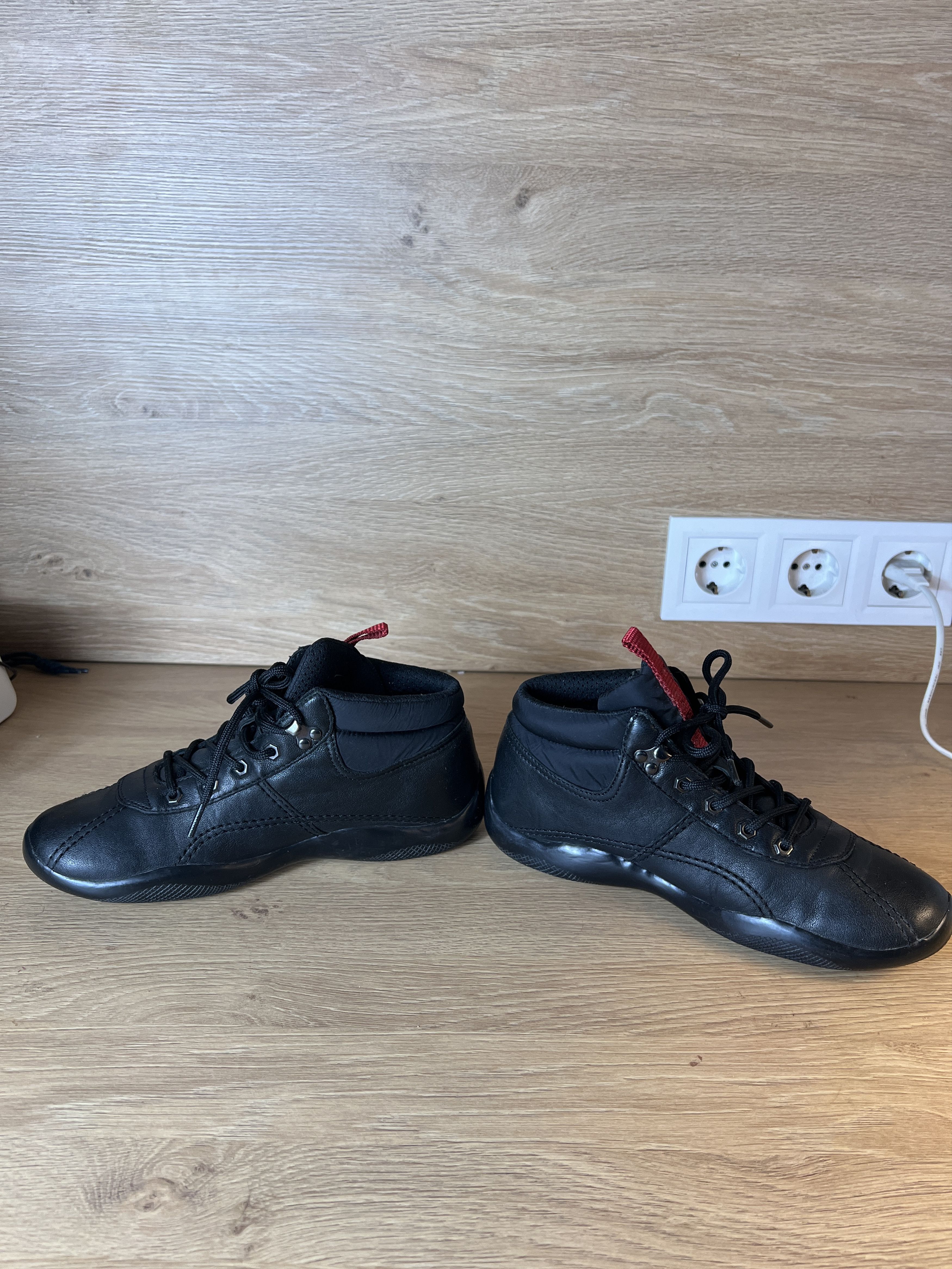 Prada prada black low boots leather Size US 5 / IT 35 - 5 Thumbnail