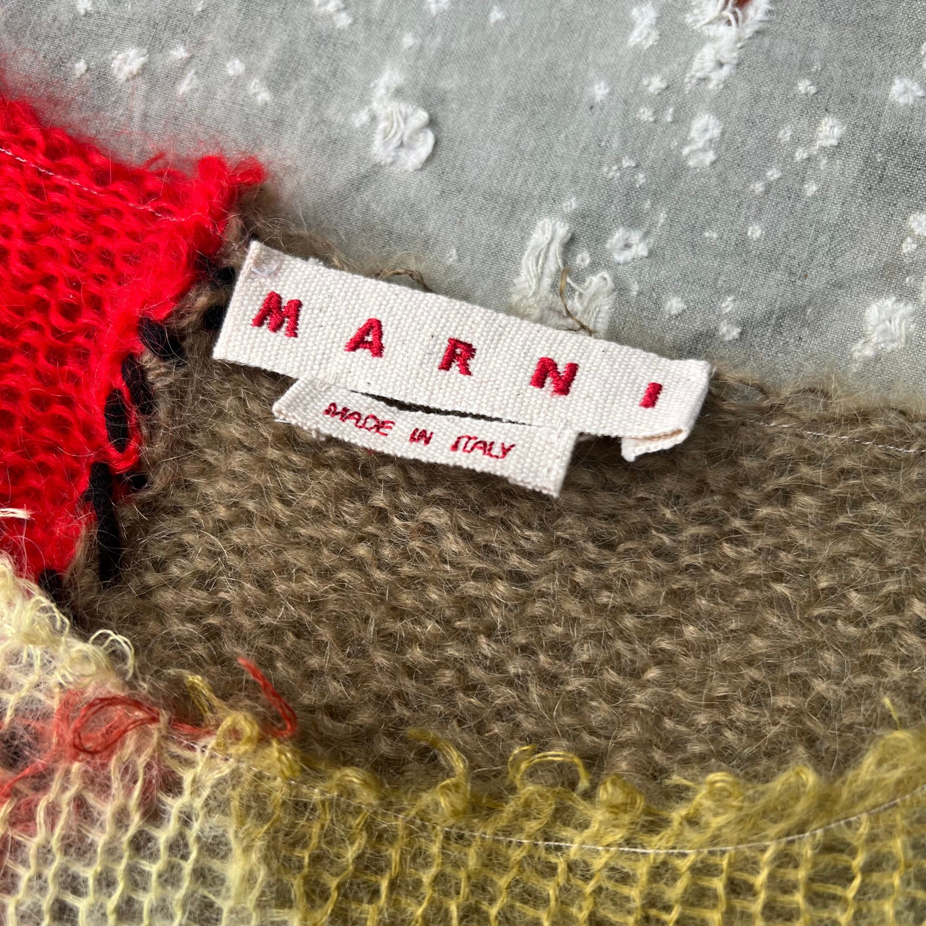 Marni Marni Mohair Knit Sweater Size US XL / EU 56 / 4 - 5 Thumbnail