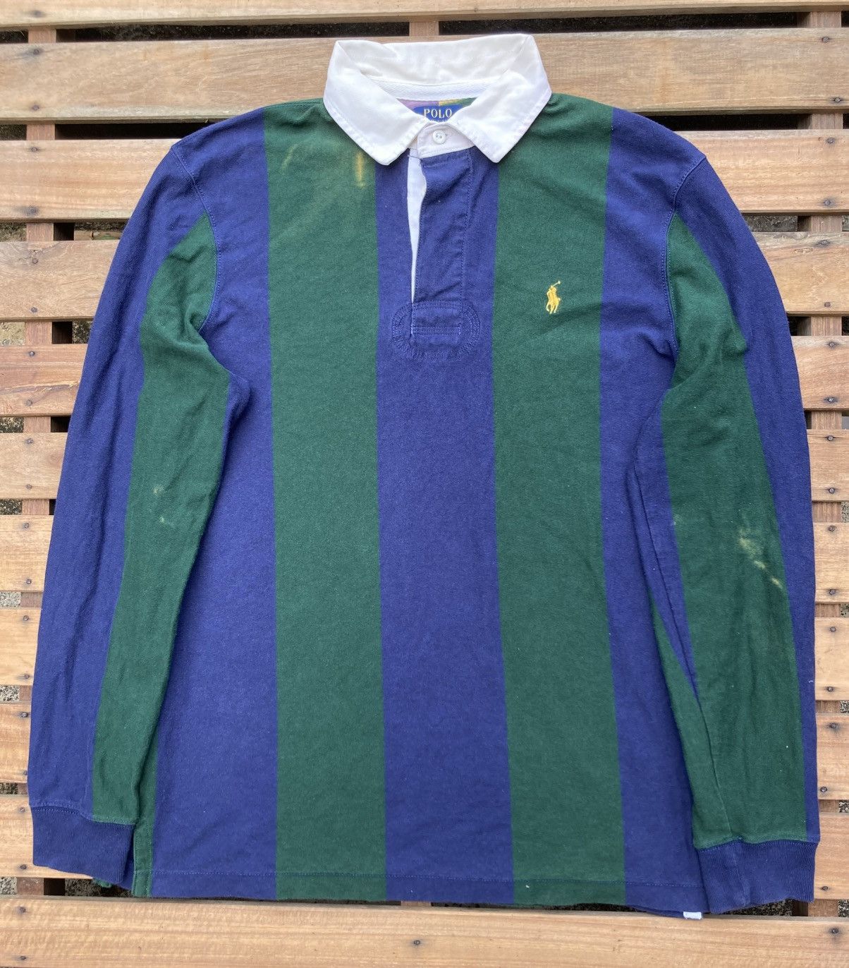 Polo Ralph Lauren Polo Ralph Lauren Ugly Stripe Small Pony Logo Size US L / EU 52-54 / 3 - 2 Thumbnail