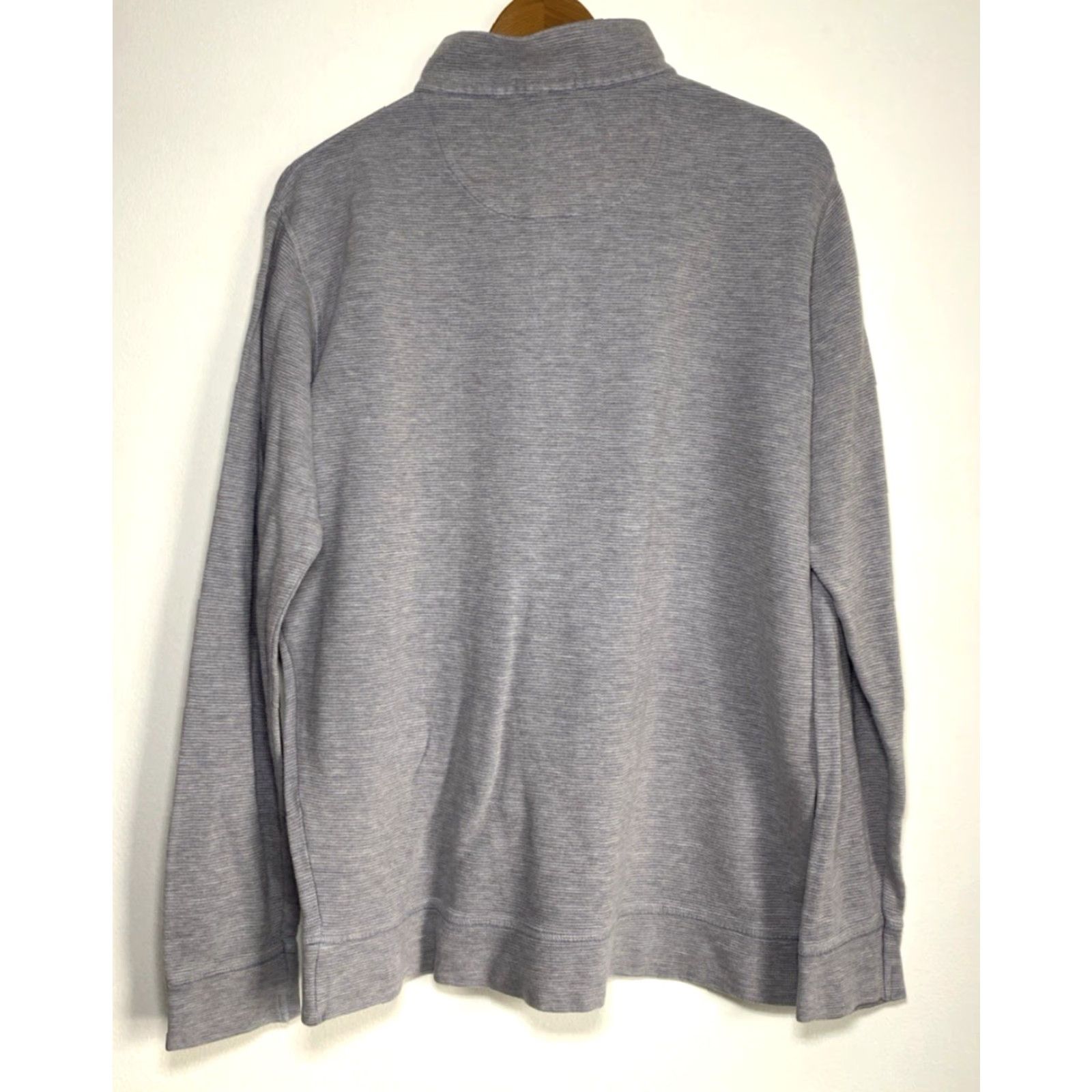 Peter Millar Men's Peter Millar Crown Comfort Ottoman Quarter Zip Sweater Gray Sz L Size US L / EU 52-54 / 3 - 2 Thumbnail