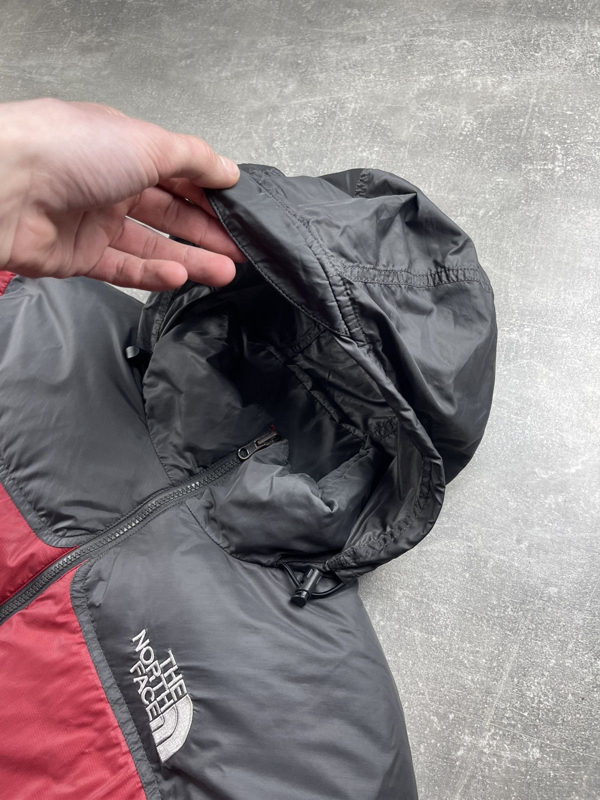 The North Face The North Face 700 Goose Down Puffer Nylon Jacket Red Black Size US L / EU 52-54 / 3 - 4 Thumbnail