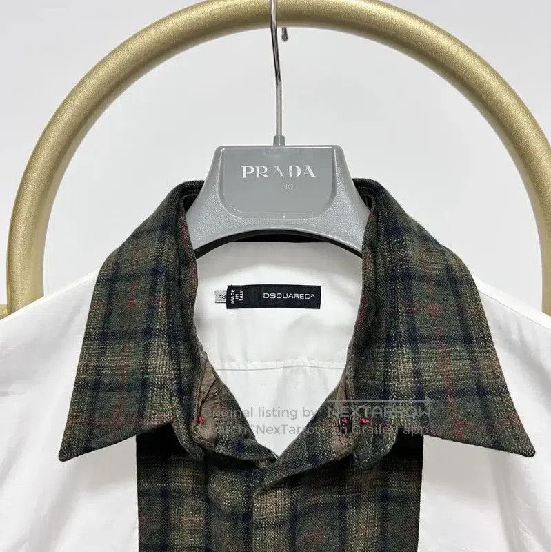 Dsquared2 DSQUARED2 Men's Long Sleeve Cotton Shirt . Size US M / EU 48-50 / 2 - 2 Thumbnail
