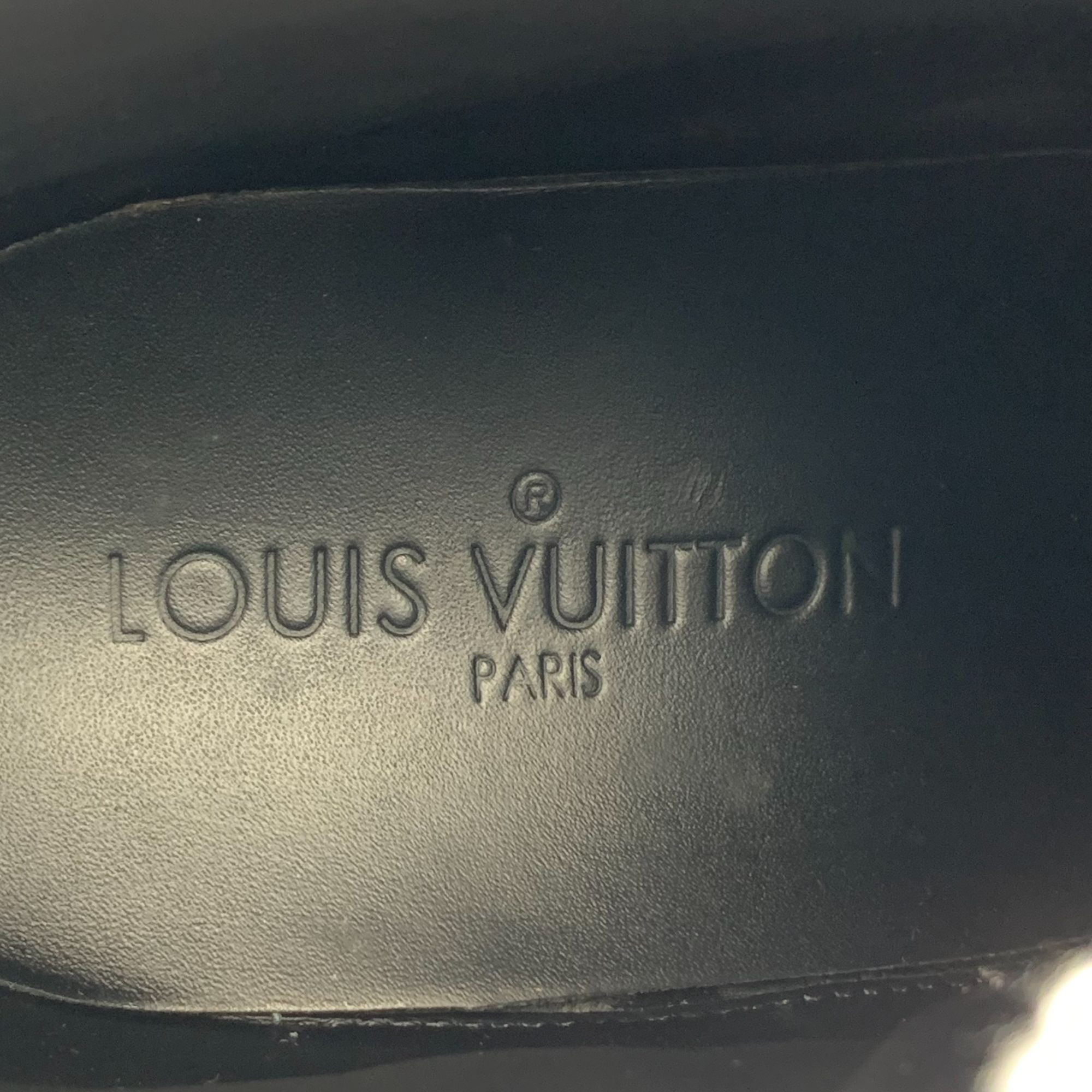 Louis Vuitton Louis Vuitton Black Leather & Suede High Top Sneakers With M Size US 6.5 / IT 36.5 - 6 Thumbnail
