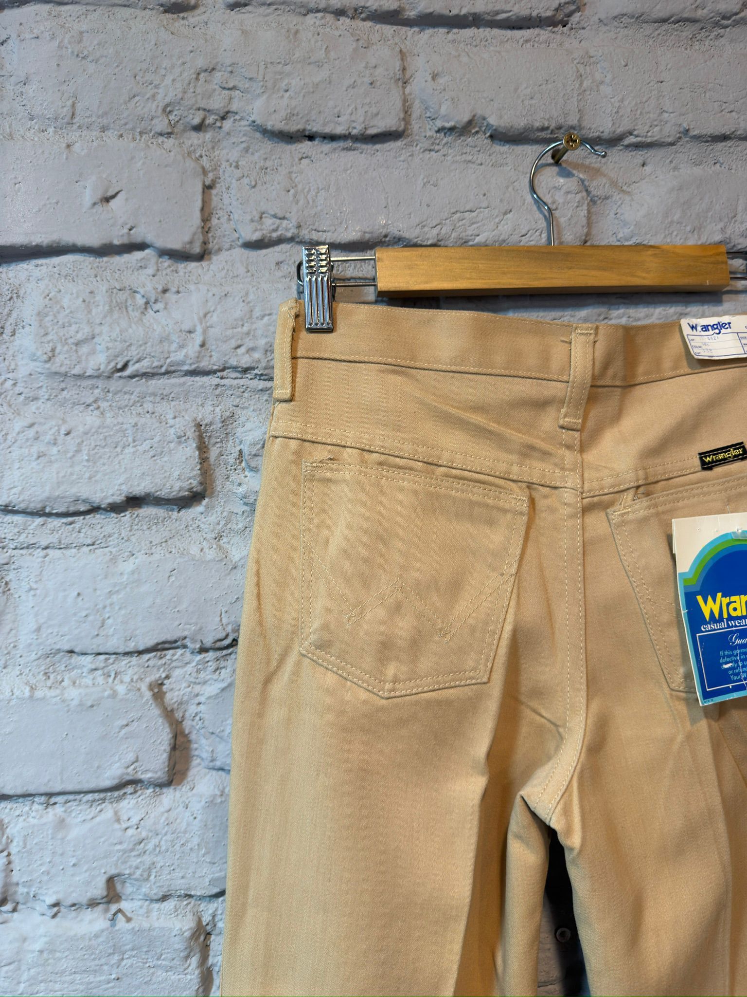 Wrangler Vintage 70s Wrangler Blue Bell bell bottoms deadstock pants Size 29" - 7 Thumbnail