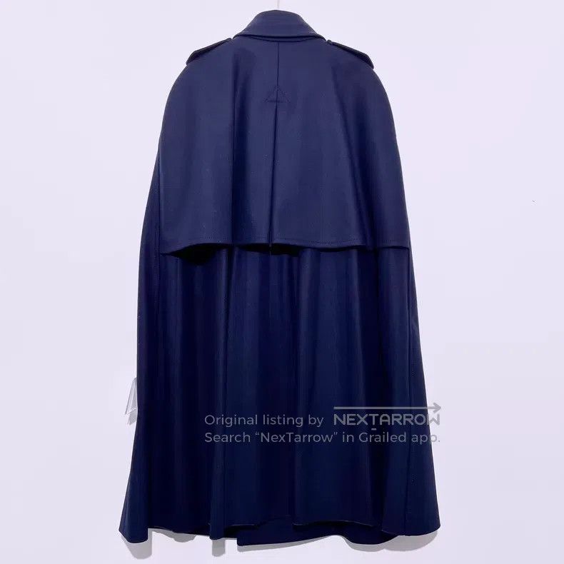 Valentino Valentino Navy blue double-breasted cape coat Size XXS / US 00 / IT 34 - 2 Thumbnail