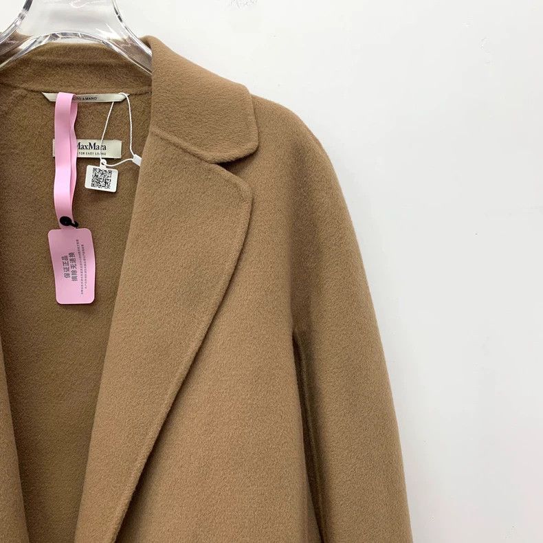 Max Mara Max Mara Dark Brown Sheepwool Lapel Belt Coat Jacket Size XS / US 0-2 / IT 36-38 - 3 Thumbnail