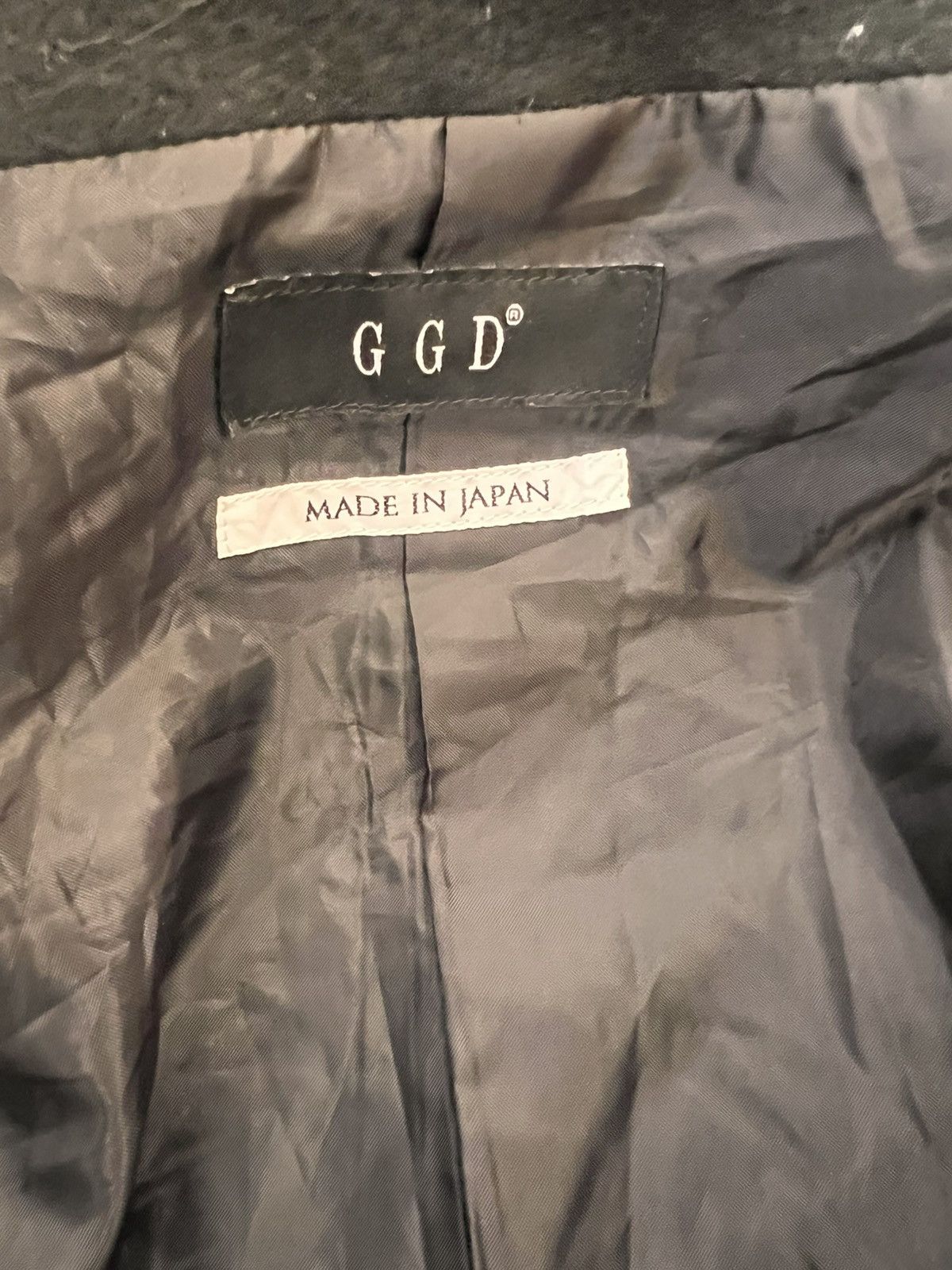 Designer × Japanese Brand GGD Japan Double Collar Wool Jacket Coat Size US M / EU 48-50 / 2 - 10 Thumbnail