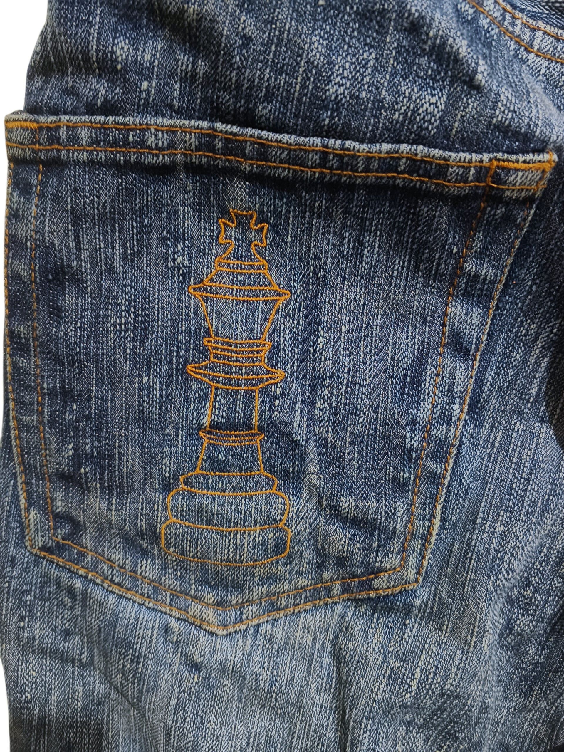 PHENOMENON Vintage 00s Phenomenon Illmatic Distressed Denim Pants Size US 34 / EU 50 - 7 Thumbnail