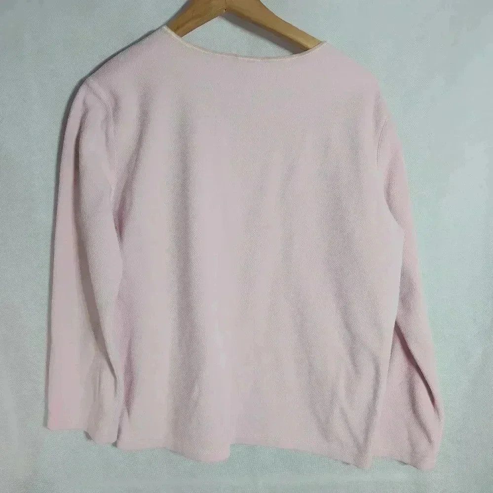 Disney Disney Christmas Xmas Minnie Mouse Pink Fleece shirt sz M T Size ONE SIZE - 2 Thumbnail