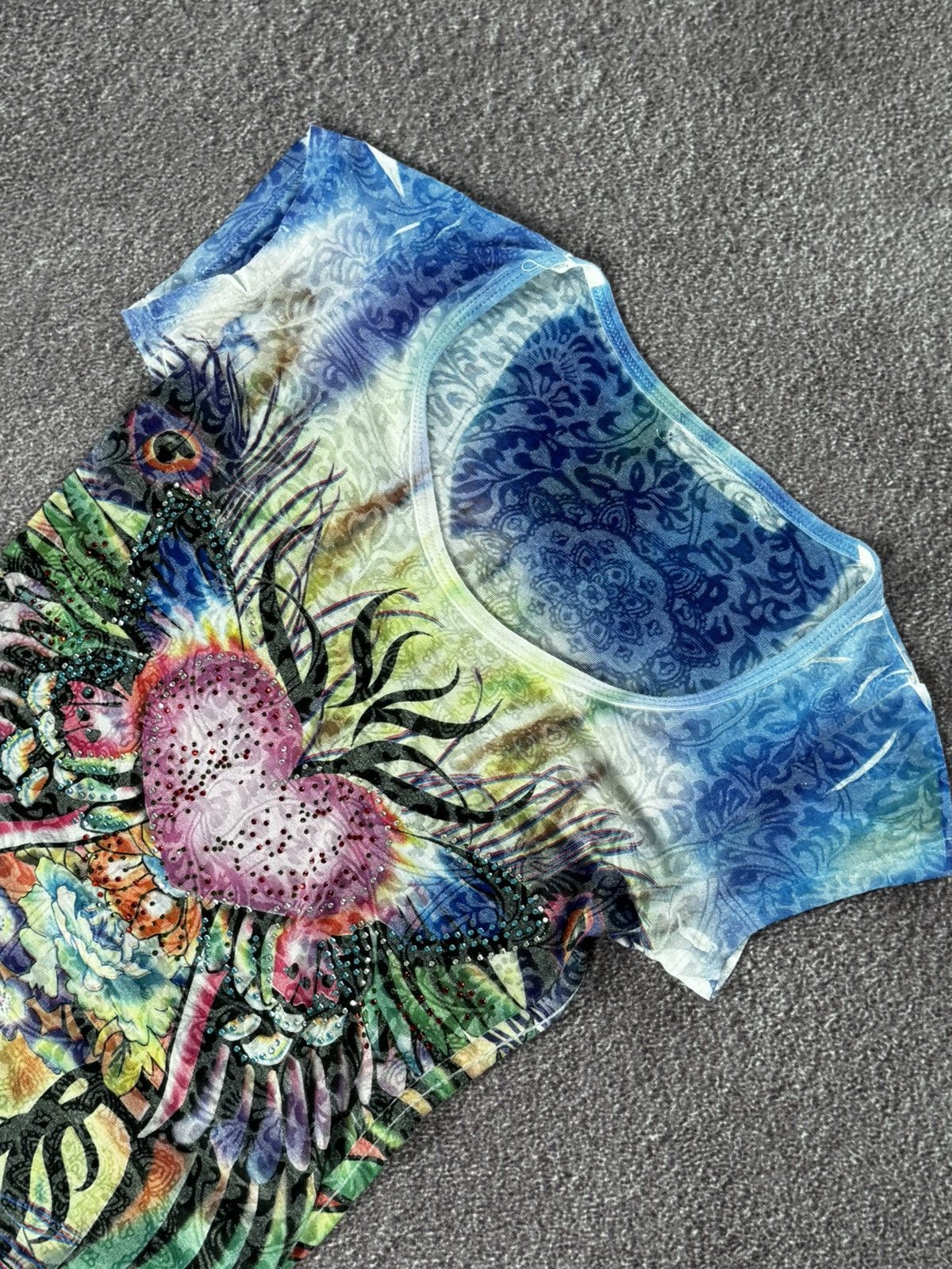 Hysteric Glamour Vintage 00s Aesthertic Crazy Print Grunge Tank Top Size M / US 6-8 / IT 42-44 - 6 Thumbnail