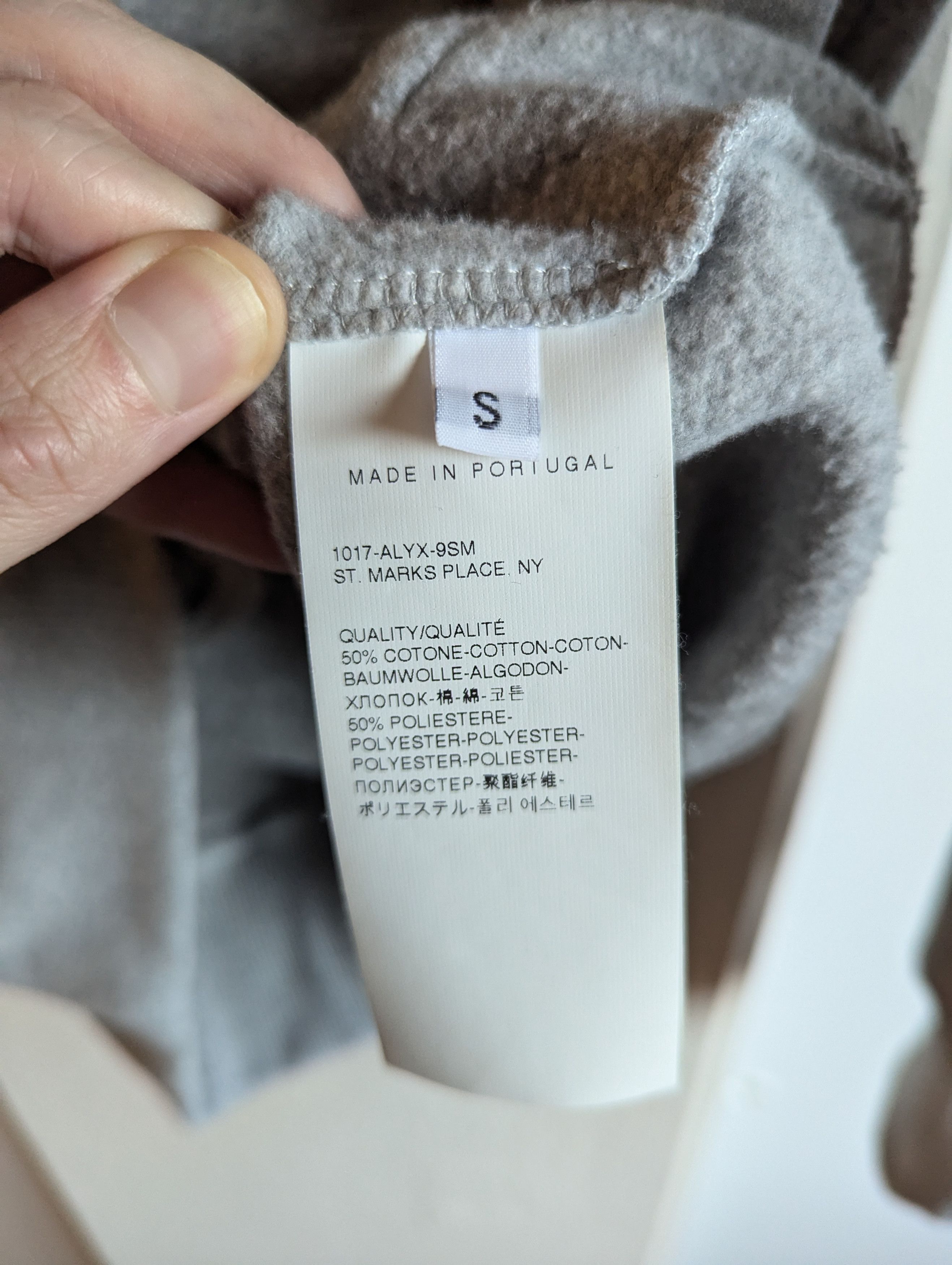 1017 ALYX 9SM 1017 ALYX 9SM Grey Visual Pop-Over Hoodie Size US S / EU 44-46 / 1 - 7 Thumbnail